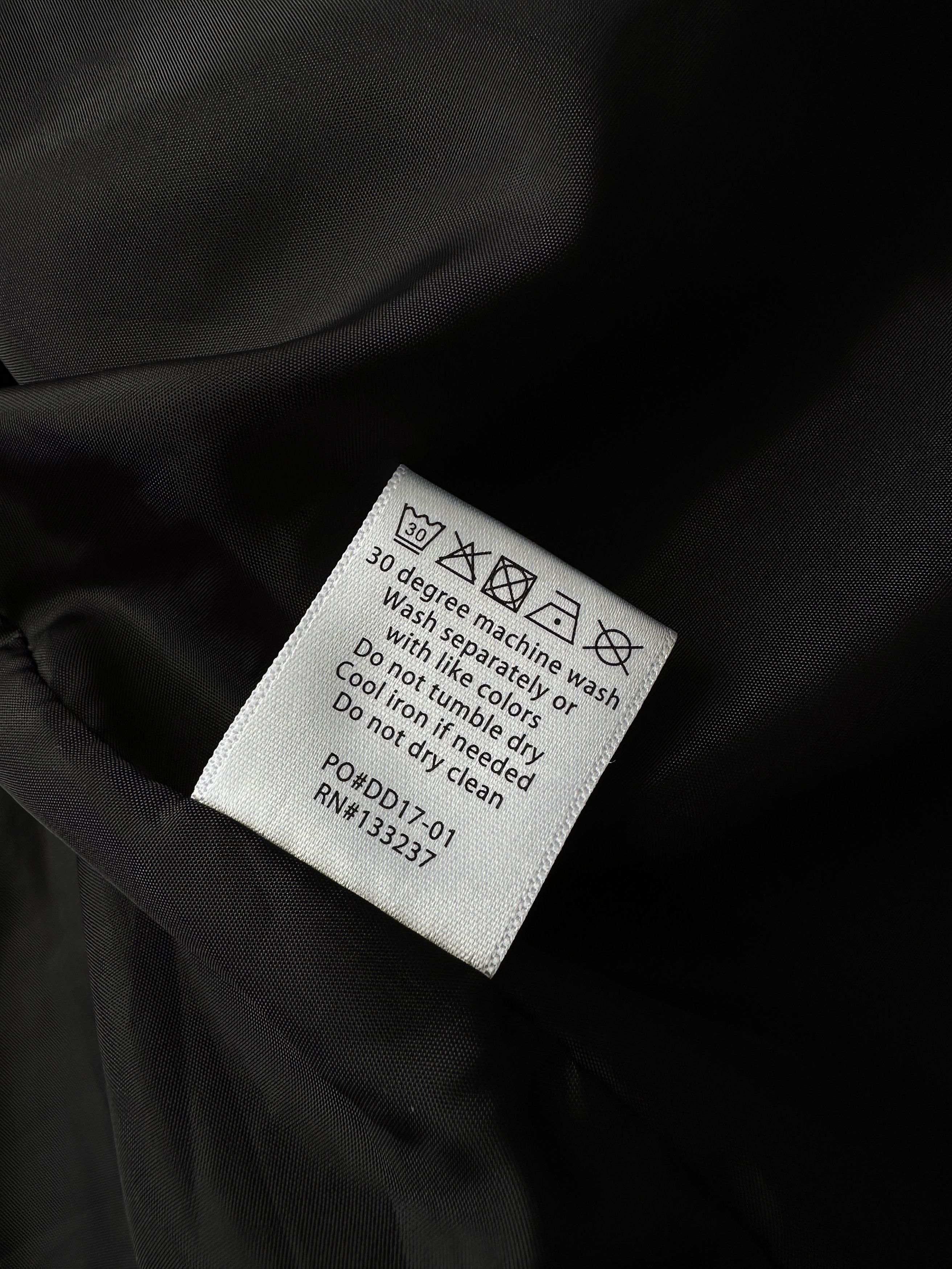 Drop Dead Clothing Drop Dead black nylon biker jacket Size US S / EU 44-46 / 1 - 9 Thumbnail