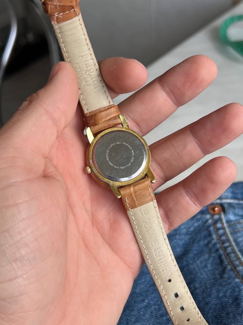Jewelry × Vintage 2000s vintage style Canada brown leather luxury watch Size ONE SIZE - 4 Thumbnail