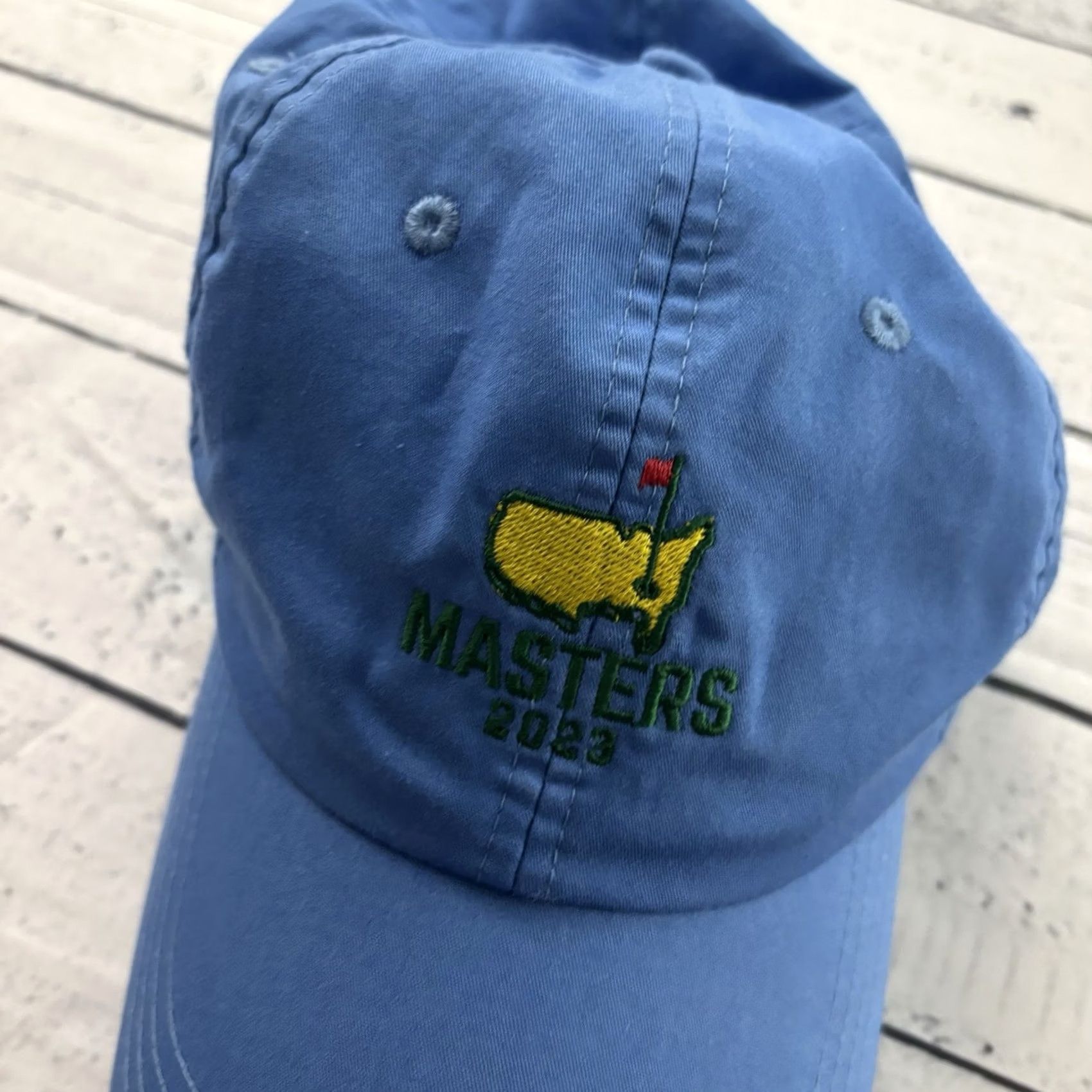 Vintage Masters 2023 Classic Fit Adjustable Dad Hat Blue Men's Adjustable Baseball Cap Size ONE SIZE - 2 Thumbnail