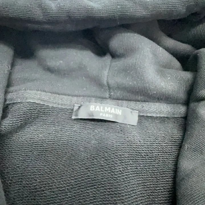 Balmain Balmain Casual Solid Zip Hoodie -2507 Size US L / EU 52-54 / 3 - 1 Thumbnail