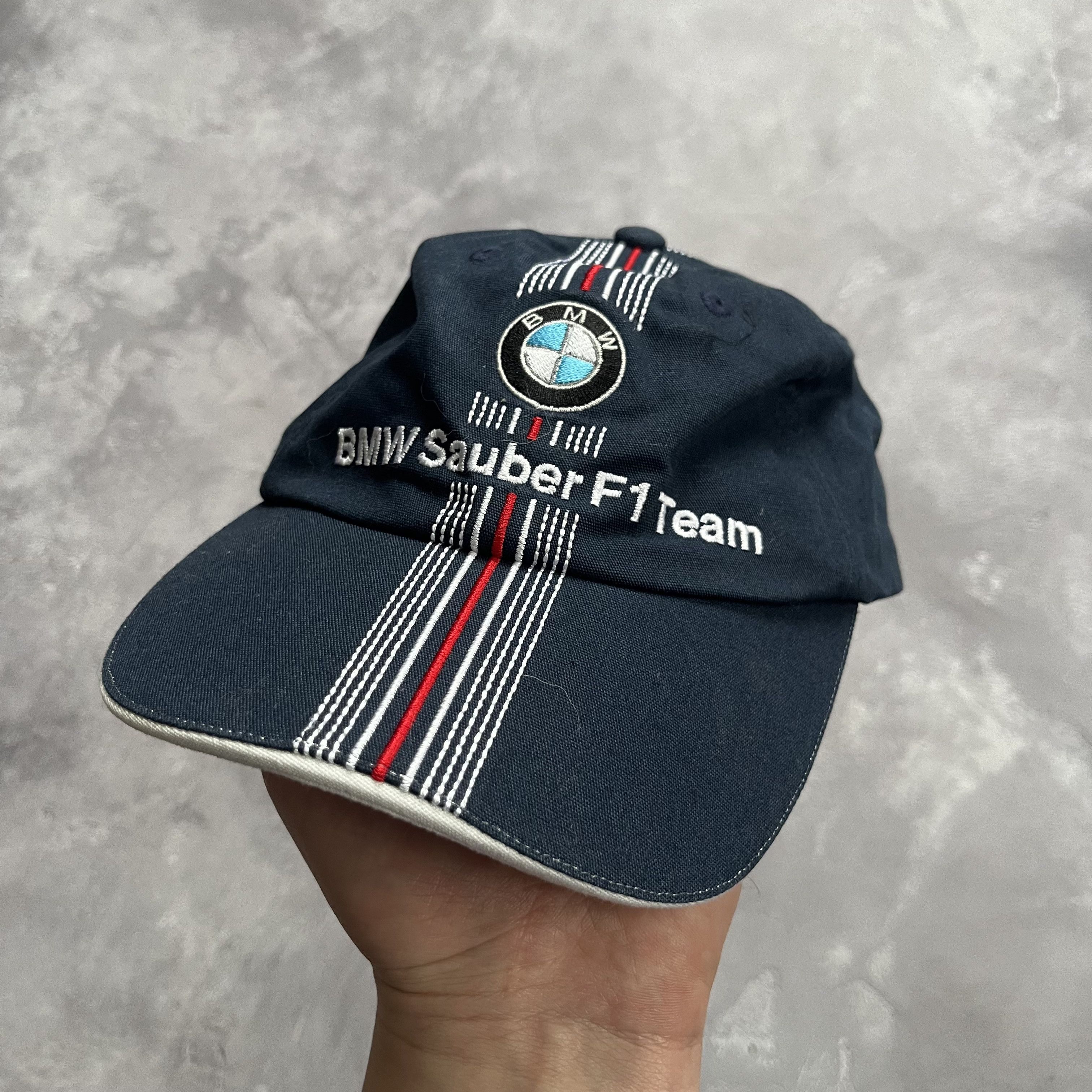 BMW BMW Sauber F1 Team Blue Racing Cap Hat Beamer Embroidered Size ONE SIZE - 1 Thumbnail