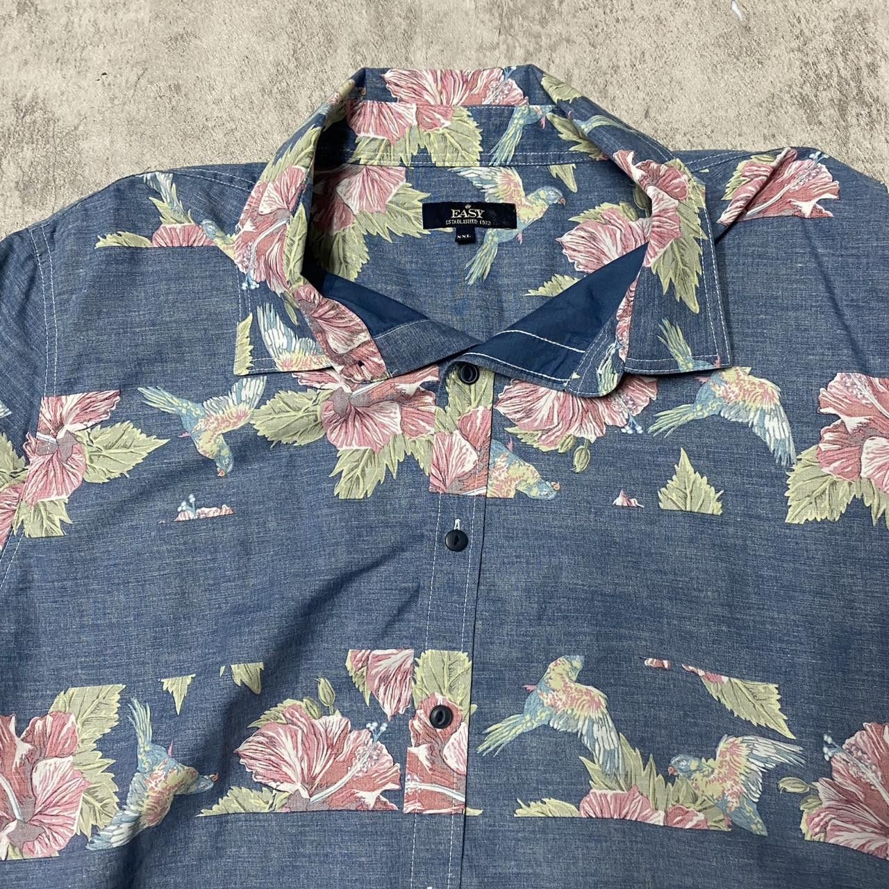 Other Blue and pink floral button-up shirt #floralshirt Size US XXL / EU 58 / 5 - 2 Thumbnail