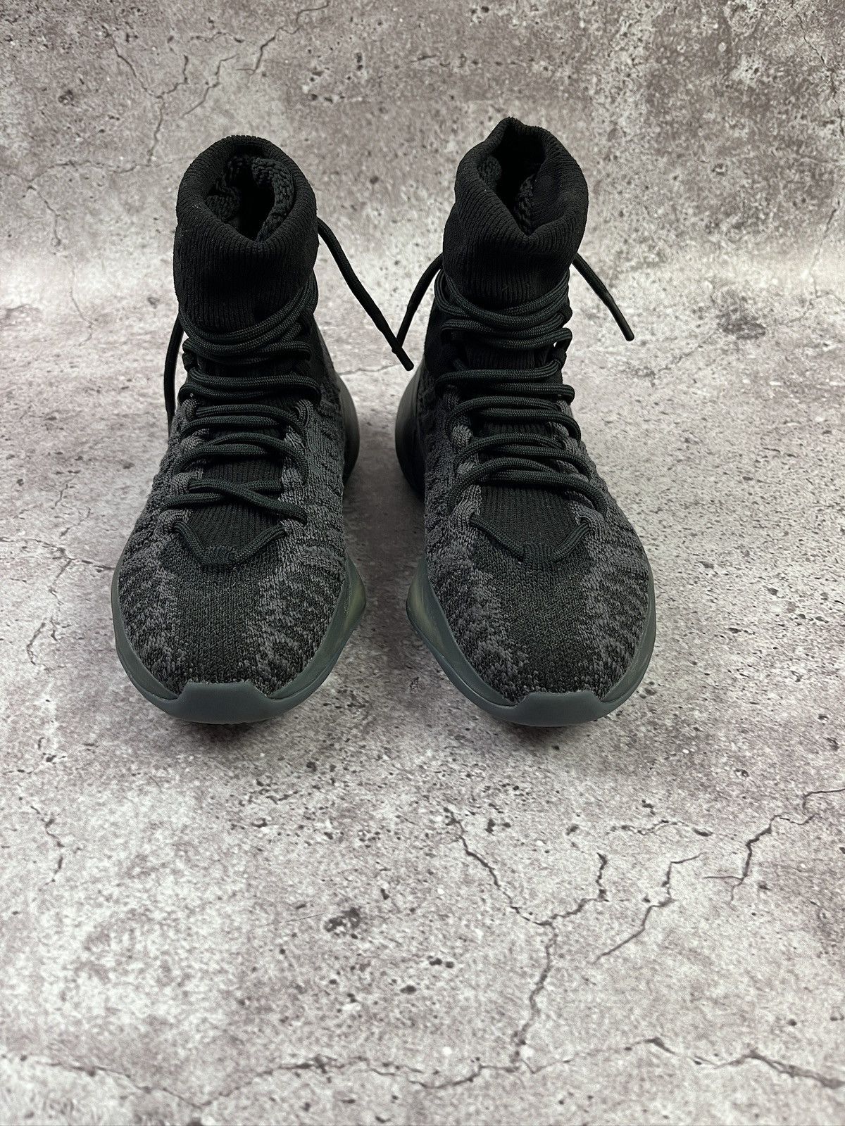 Adidas × Kanye West Adidas Yeezy Bsktbl Knit Slate Onyx Size US 4 / IT 34 - 2 Thumbnail