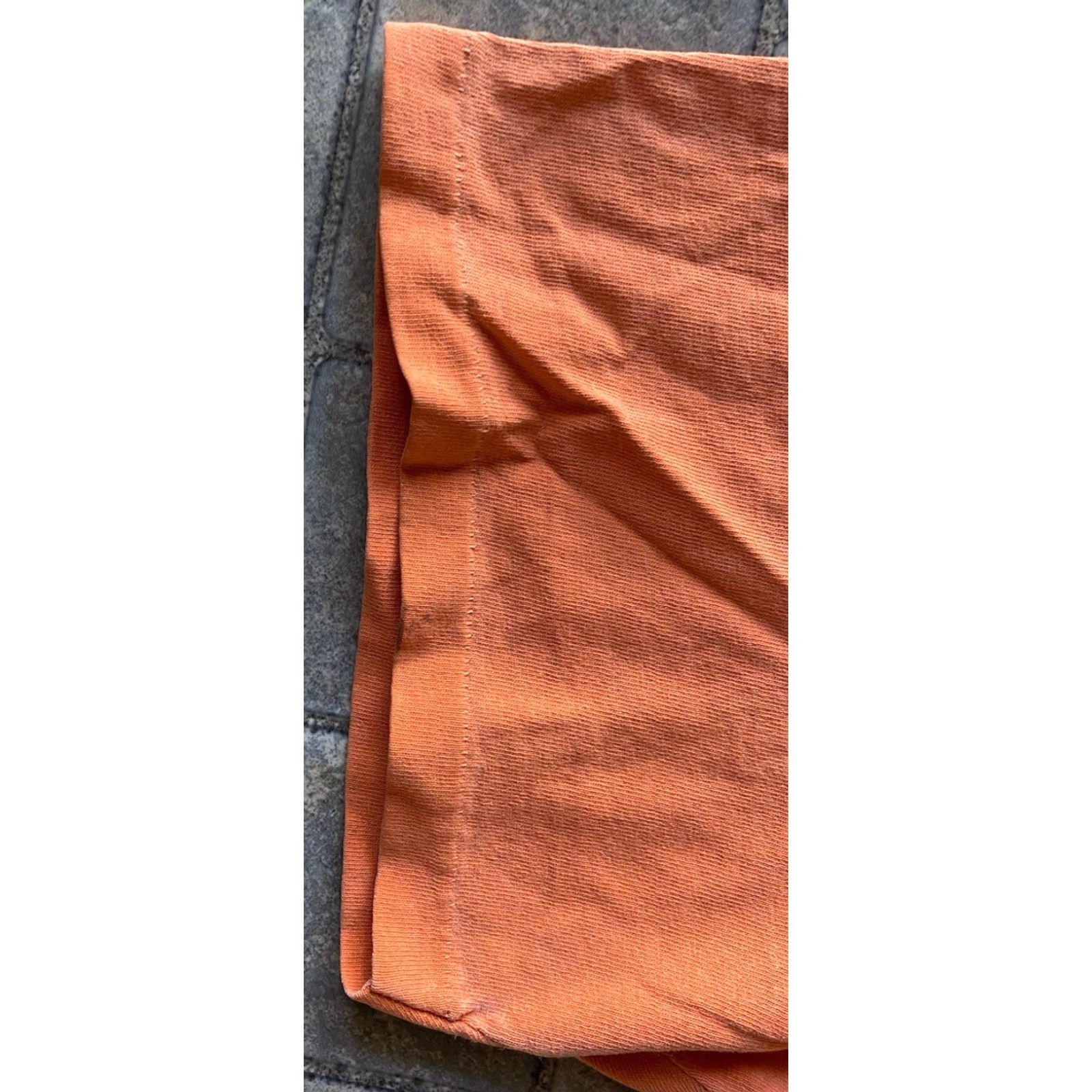 Vintage VINTAGE Oneita T-Shirt Men’s L Orange Virginia Athletics Damaged Single Stitch Shirt Mens Orange Virginia Athletics Damaged Size US L / EU 52-54 / 3 - 7 Thumbnail
