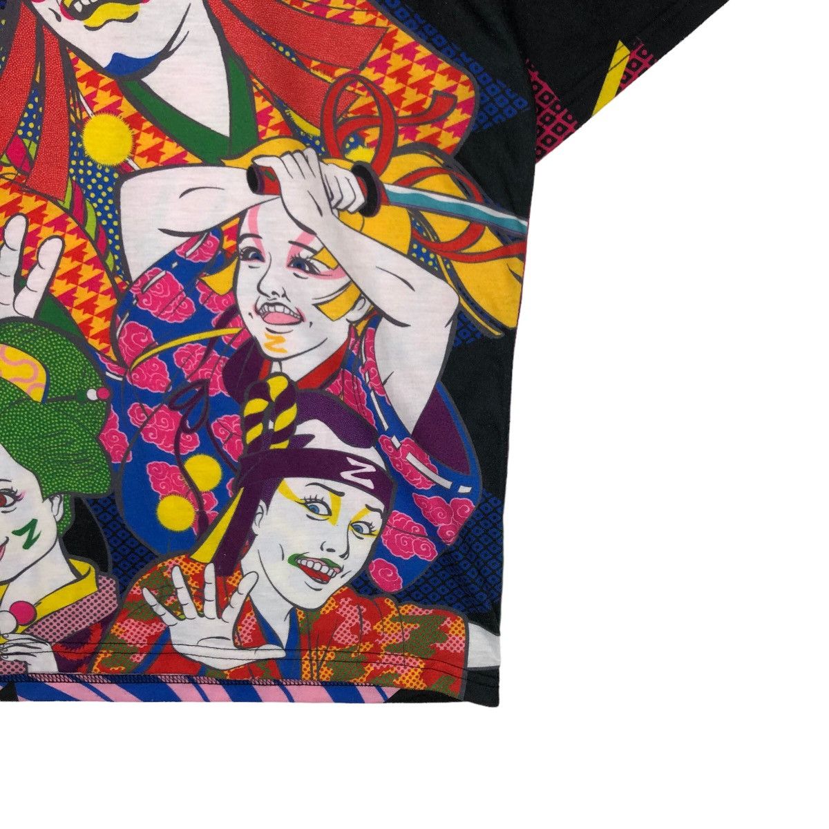 Japanese Brand RARE TEE JAPAN TRADITIONAL OVER PRINT KANSAI YAMAMOTO STYLE Size US S / EU 44-46 / 1 - 4 Thumbnail
