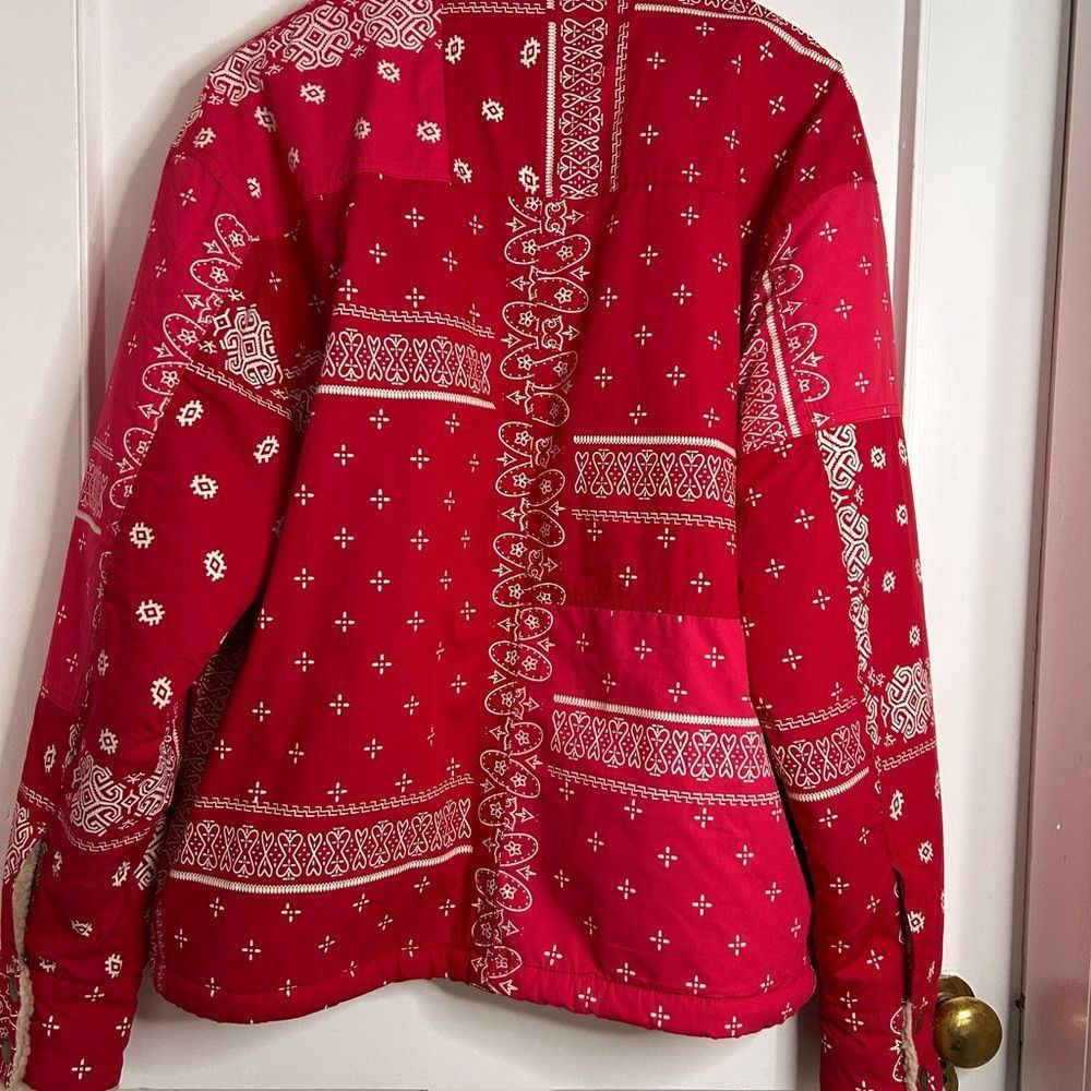 NDG Studio NDG Studio Paris Red and White Jacket withh Faux Lambskin I Size US L / EU 52-54 / 3 - 9 Thumbnail