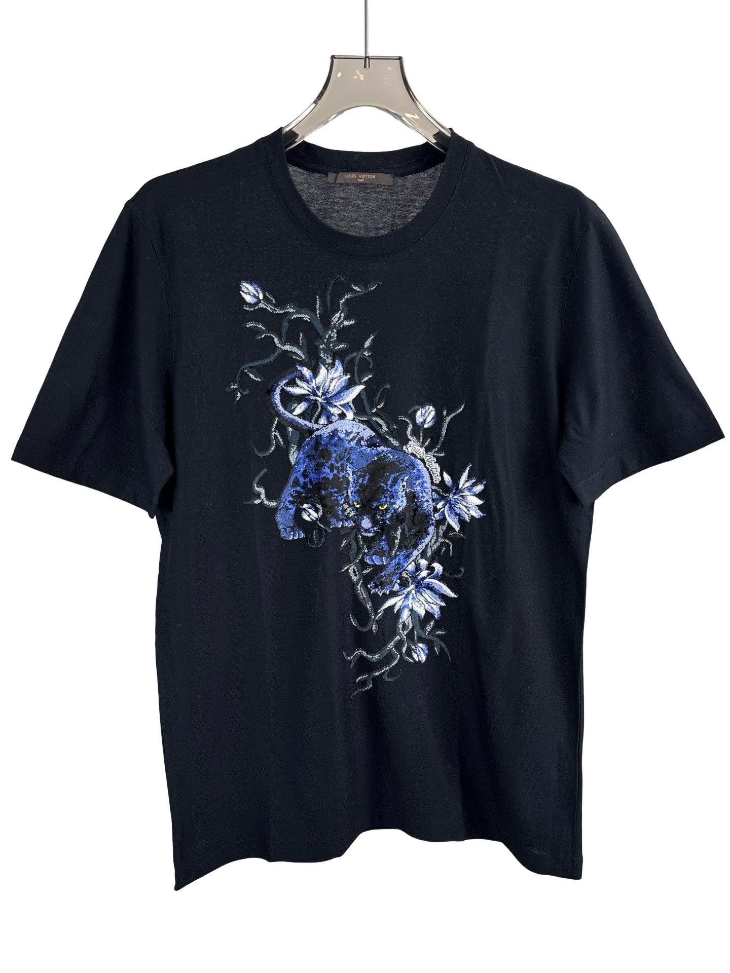 Louis Vuitton Louis Vuitton Panther Flocked T-Shirt Size XL Size US XL / EU 56 / 4 - 1 Thumbnail