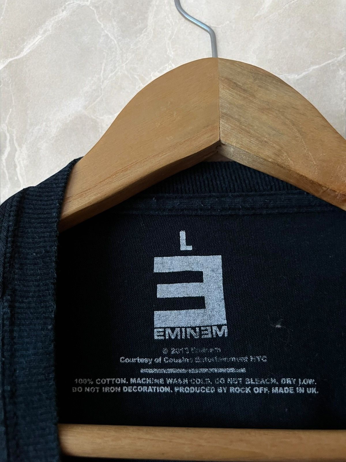 Eminem × Rap Tees × Vintage EMINEM POLICE Department 2013 SLIM SHADY rap vintage tee Y2k Size US L / EU 52-54 / 3 - 3 Thumbnail
