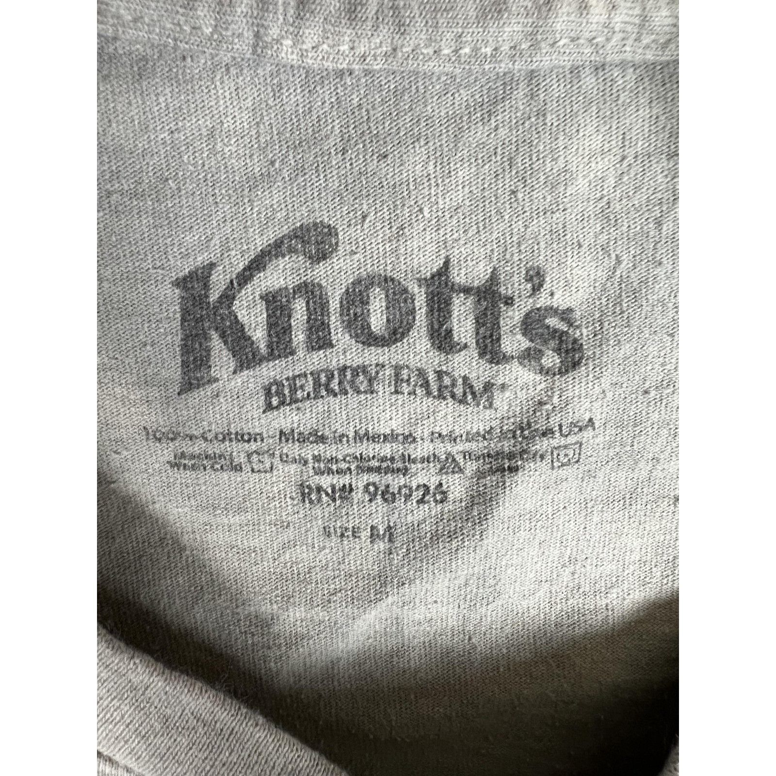 Other Vintage Knott's Berry Farm T-Shirt Mens Medium Gray Ghost To Size US M / EU 48-50 / 2 - 4 Thumbnail