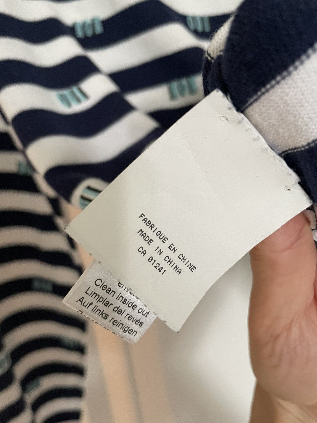 Kenzo Kenzo stripes long sleeves crew neck 100% cotton Size US M / EU 48-50 / 2 - 4 Thumbnail