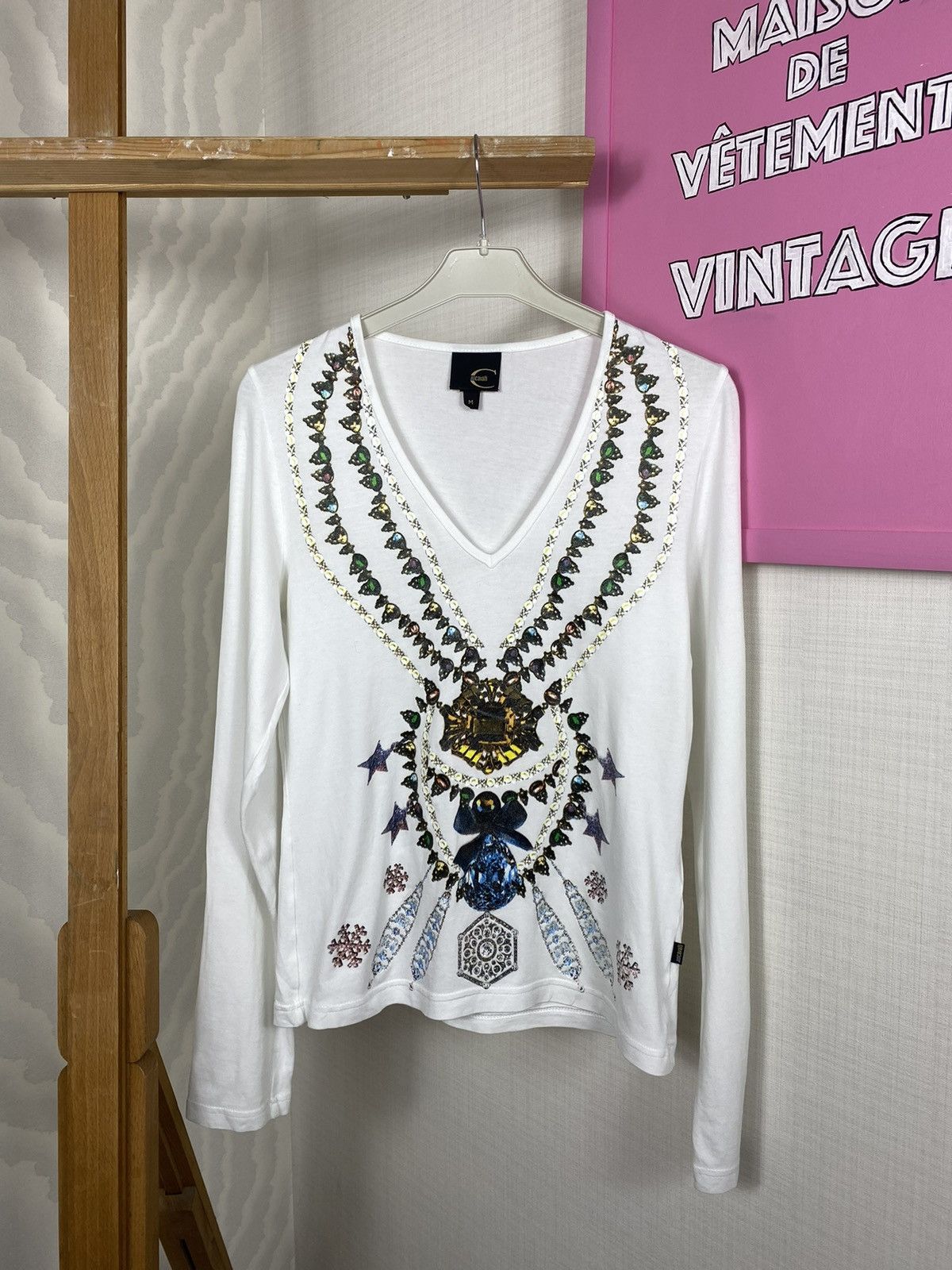 Just Cavalli × Vintage Just Cavalli Woman Long Sleeve 05S Size M / US 6-8 / IT 42-44 - 2 Thumbnail