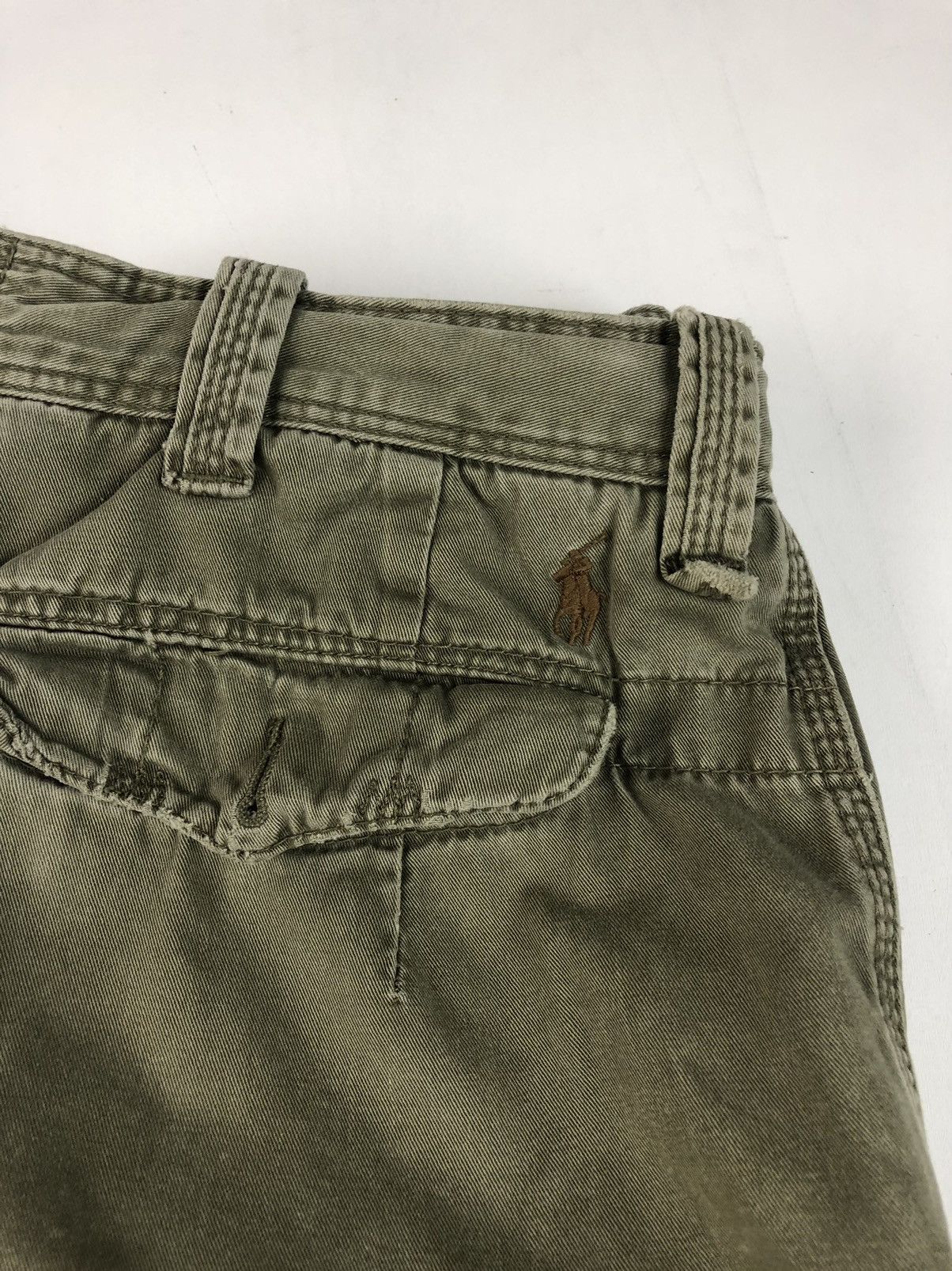 Polo Ralph Lauren × Vintage Vintage cargo POLO ralph lauren baggy cotton shorts 2000s Size US 34 / EU 50 - 2 Thumbnail