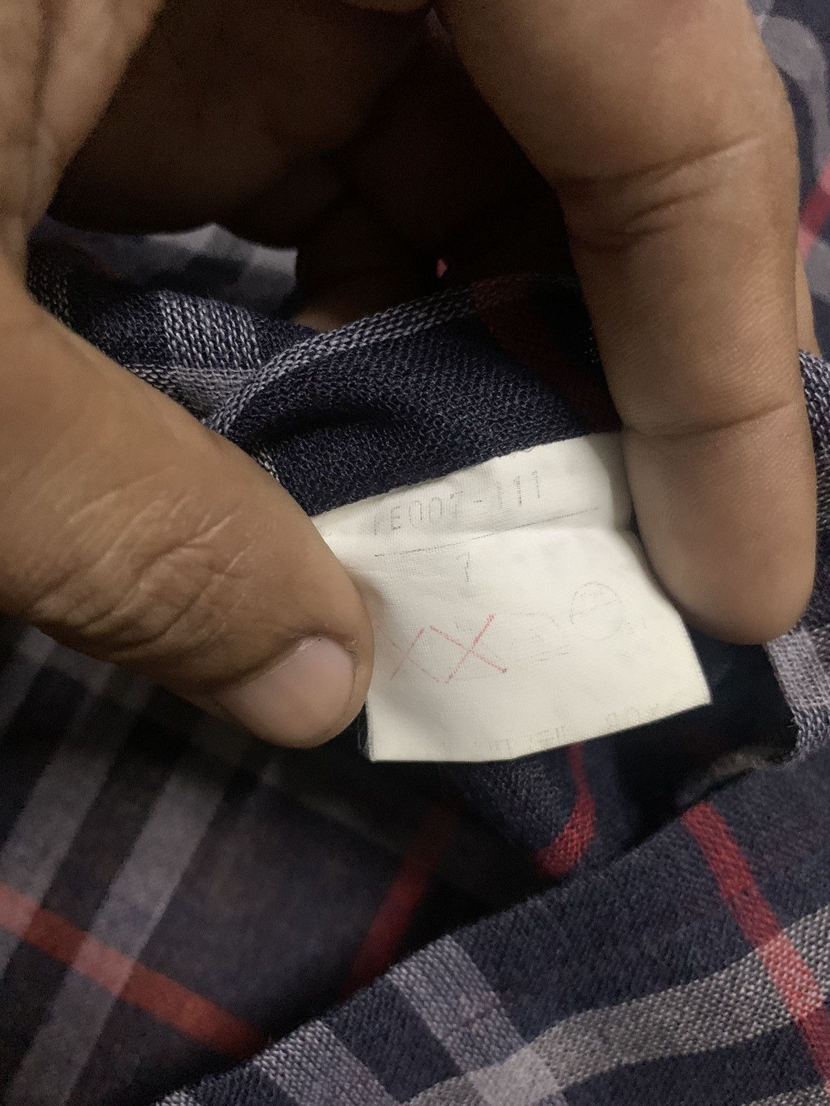 Burberry 90s BURBERRYS NOVACHECK BUTTON UP WOOL Size US XS / EU 42 / 0 - 7 Thumbnail