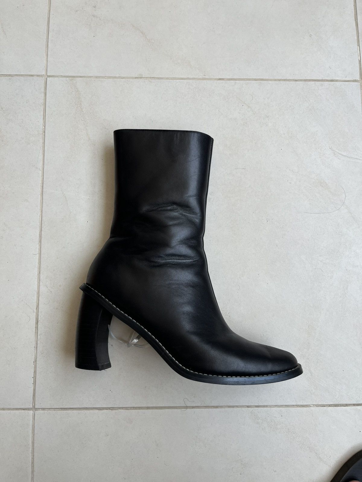 Vintage Vintage High Heel Leather Boots Size US 9.5 / IT 39.5 - 11 Thumbnail