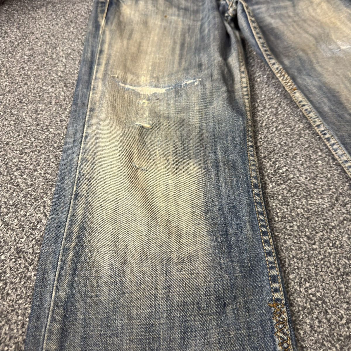 Japanese Brand 🔥🇯🇵 Japanese Distressed Takeo Kikuchi Denim Size US 31 - 7 Thumbnail