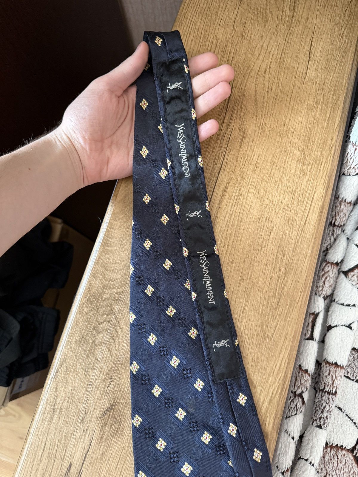 Yves Saint Laurent Vintage Ysl Yves Saint Laurent Tie Size ONE SIZE - 8 Thumbnail