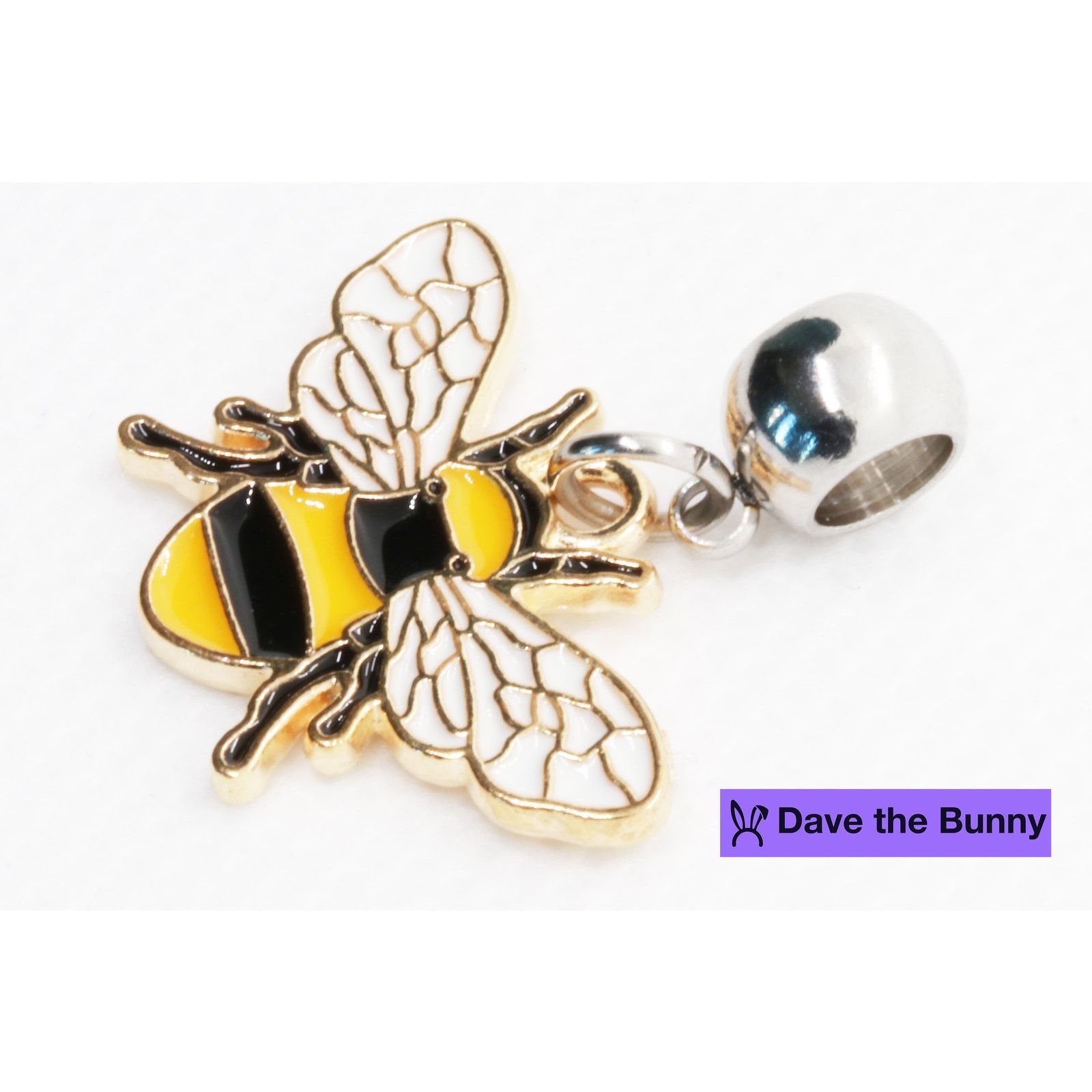 & Other Stories Bee Charms - Bee Decor Stainless Steel Connector Size ONE SIZE - 5 Thumbnail
