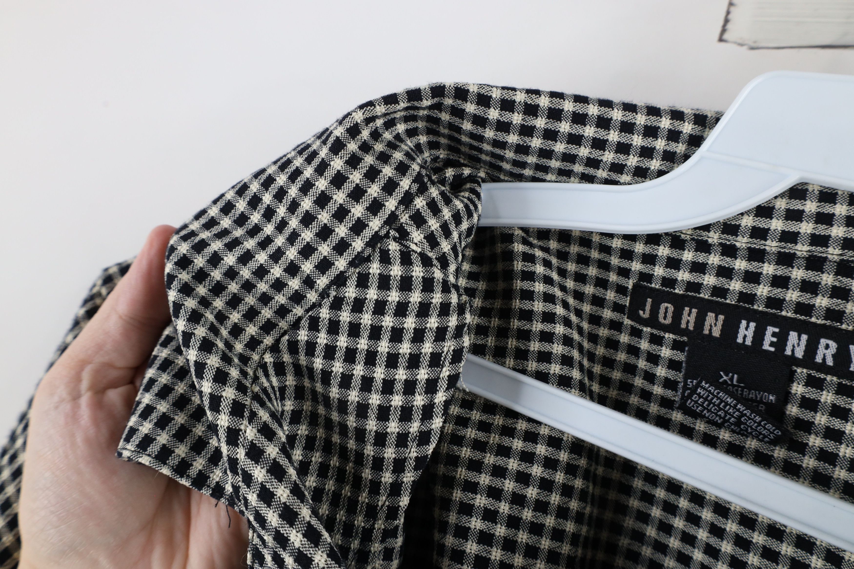 Vintage Vintage 90s Streetwear Baggy Camp Collar Button Shirt Plaid Size US XL / EU 56 / 4 - 5 Thumbnail