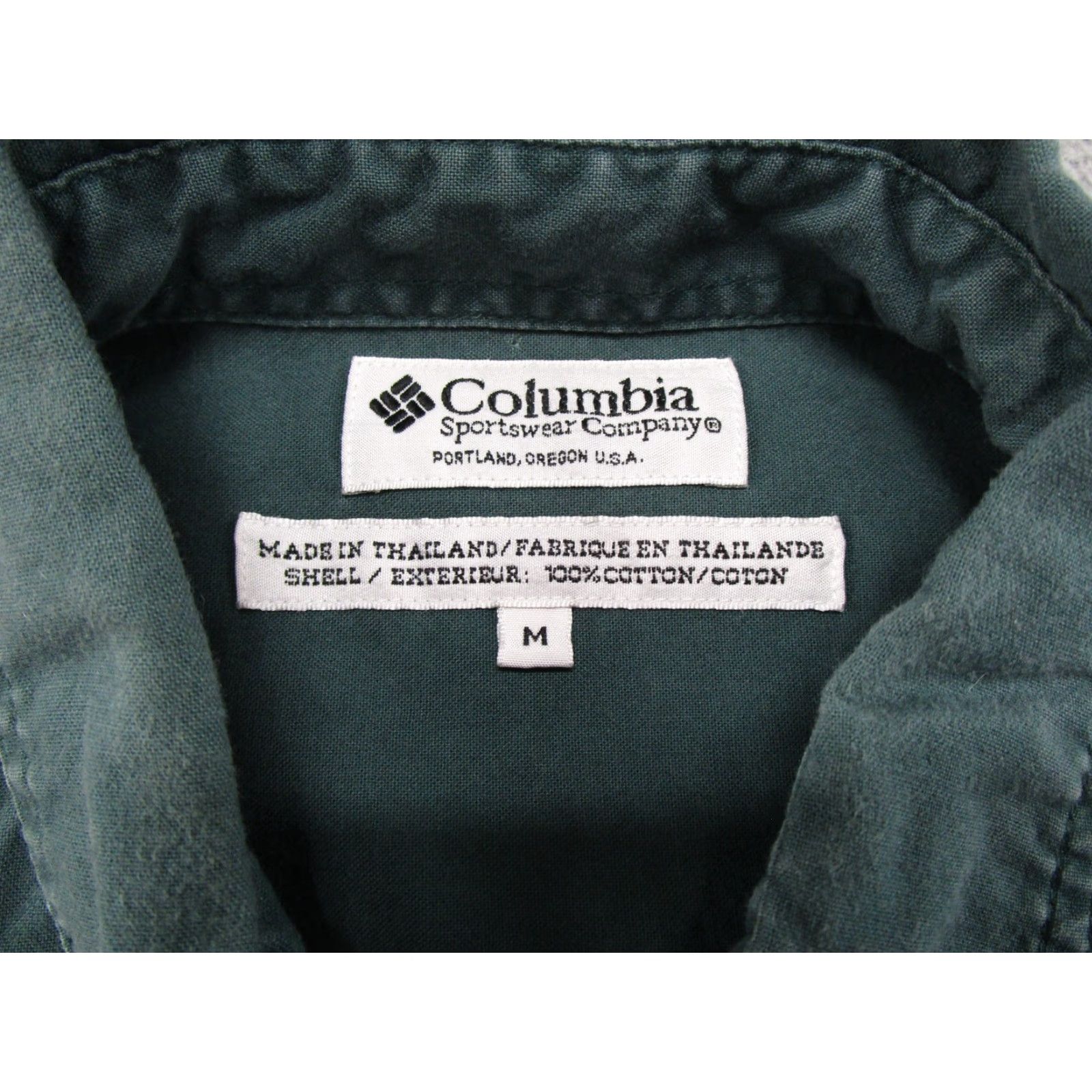 Vintage VINTAGE Columbia Shooting Shirt Mens M Green Heavy Cotton Button-Up Size US M / EU 48-50 / 2 - 3 Thumbnail