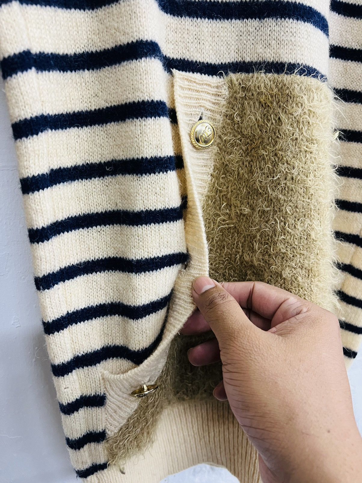 Issey Miyake × mercibeaucoup Mercibeaucoup Knit Mohair Fur Sweater Size US M / EU 48-50 / 2 - 6 Thumbnail