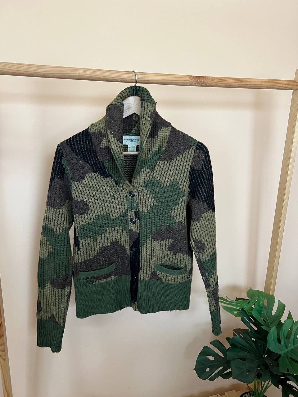 Ralph Lauren Camo Cardigan RRL
