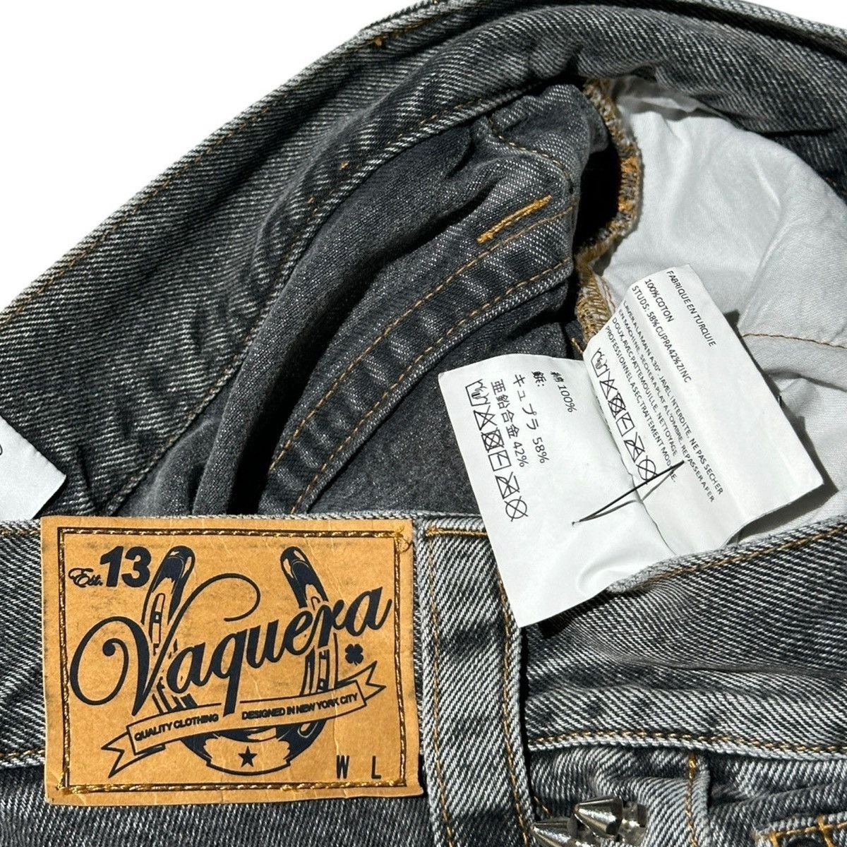Vaquera Studded spike denim Size 25" / US 0 / IT 36 - 4 Thumbnail
