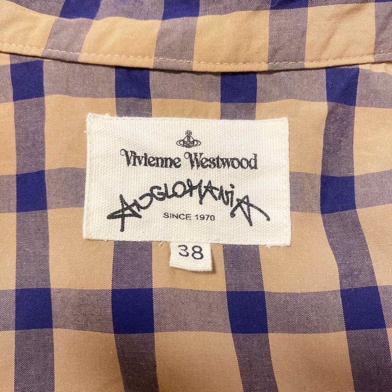 Vivienne Westwood Vivienne Westwood Yellow and blue checkered shirt Size XS / US 0-2 / IT 36-38 - 4 Thumbnail