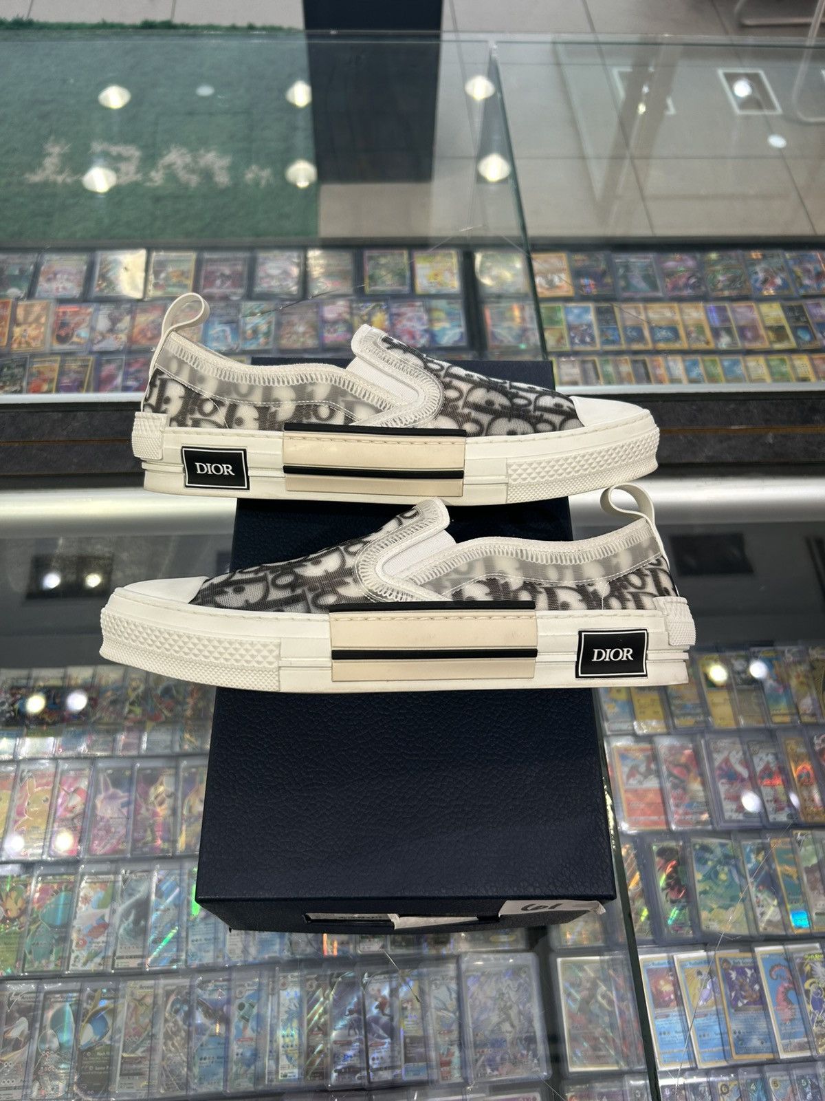 Dior Dior b23 slip-on oblique sneaker Size US 10 / EU 43 - 1 Thumbnail
