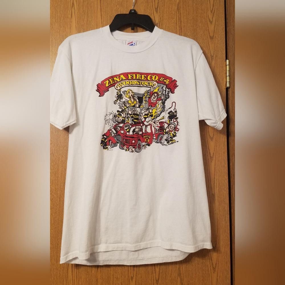 Designer Zena Fire Co. Graphic T Shirt Size Large 42-44 Size US L / EU 52-54 / 3 - 1 Thumbnail