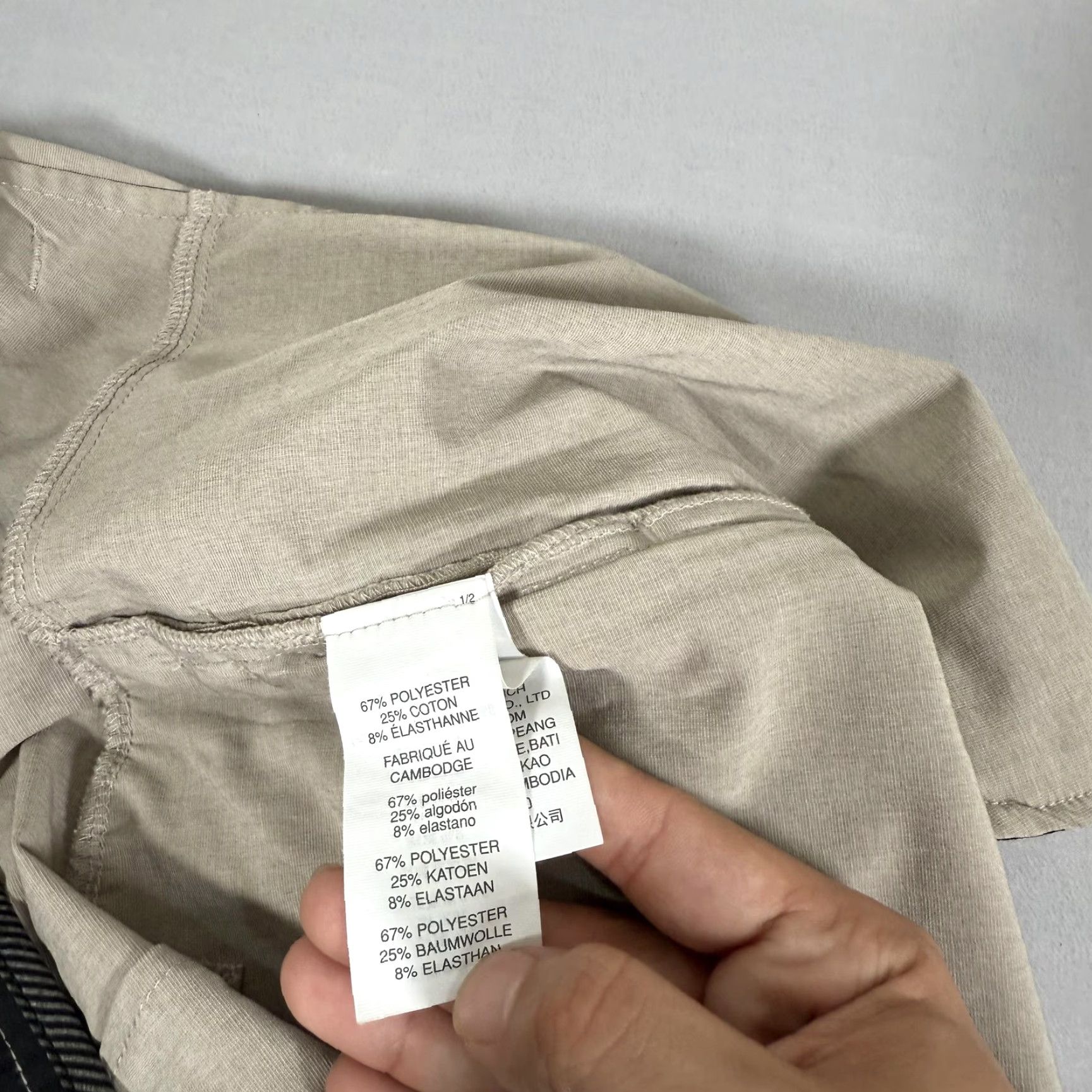 Vuori VUORI Shorts Mens 38 Beige Aim Chino Stretch Lightweight Outdoor Casual Size US 38 / EU 54 - 6 Thumbnail