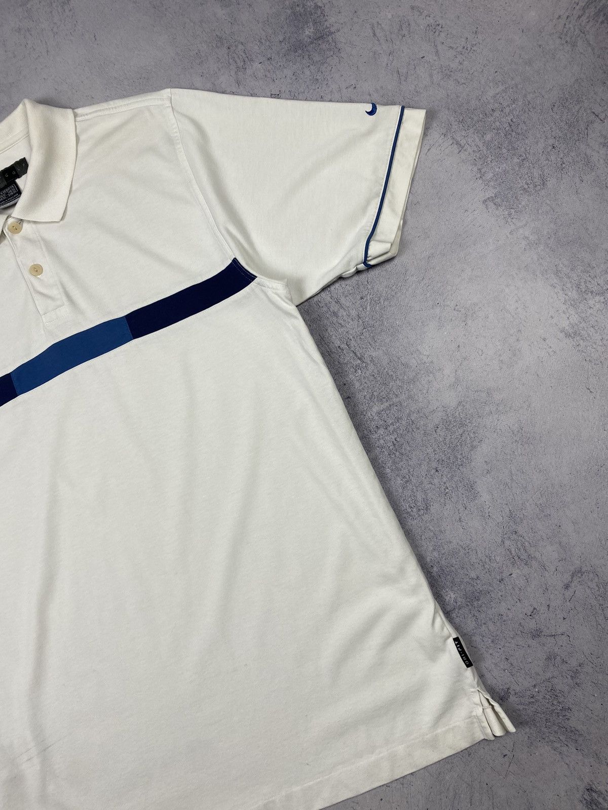 Nike Vintage 00s Nike Golf Swoosh Drill Y2K Polo Shirt Tee Size US M / EU 48-50 / 2 - 4 Thumbnail