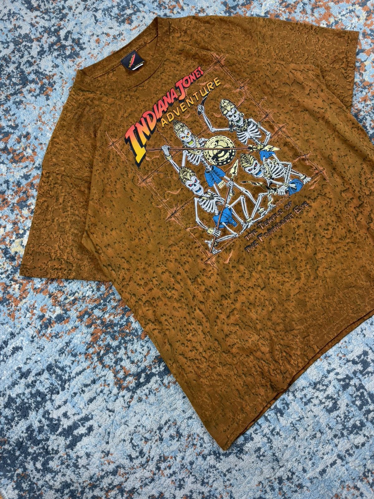 Vintage Rare Vintage 1995 Indiana Jones movie all over print tee Size US XL / EU 56 / 4 - 3 Thumbnail