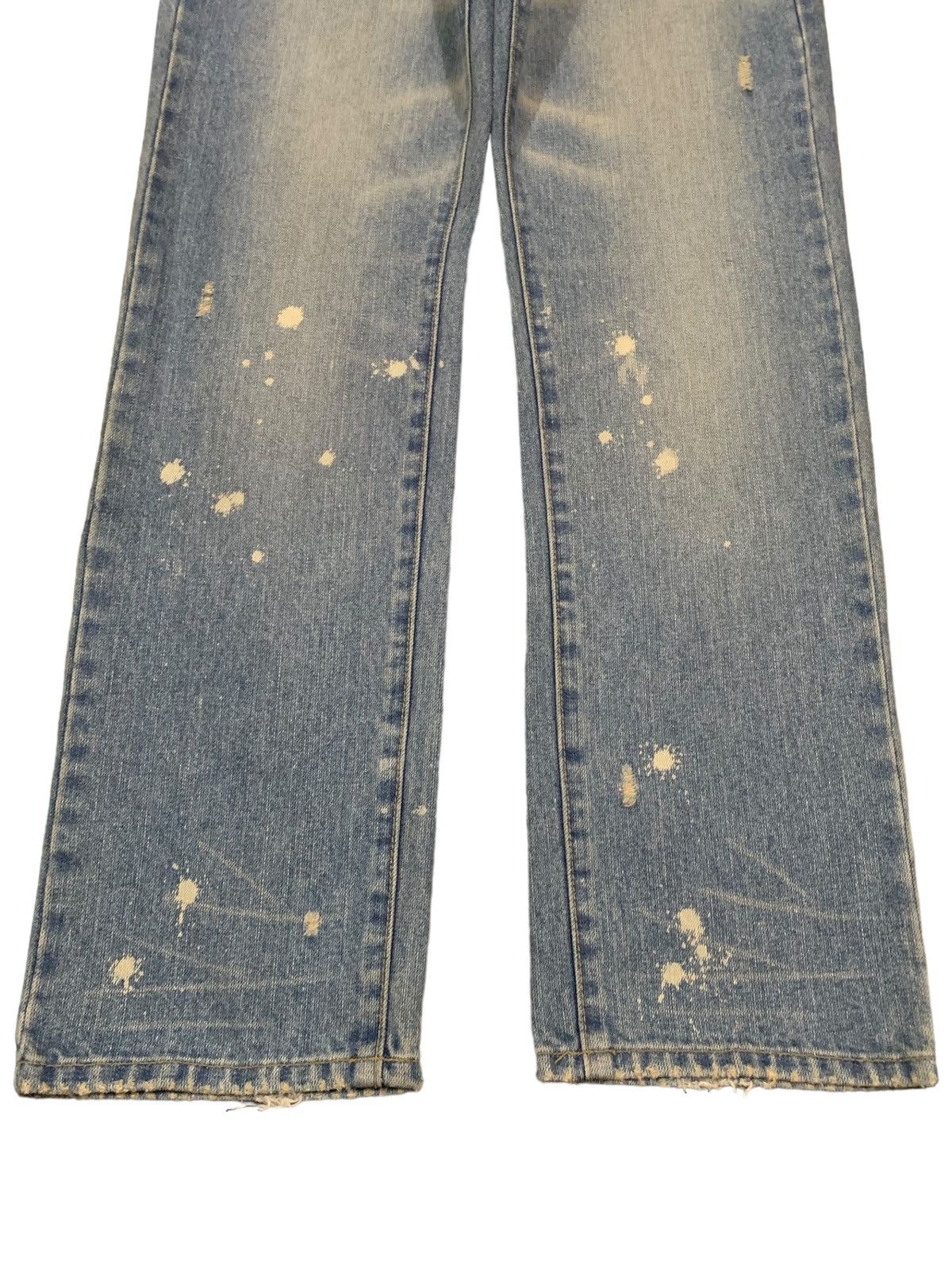 14th Addiction Vintage Japanese Brand Camo Double Waisted Splatter Jeans Size US 30 / EU 46 - 8 Thumbnail