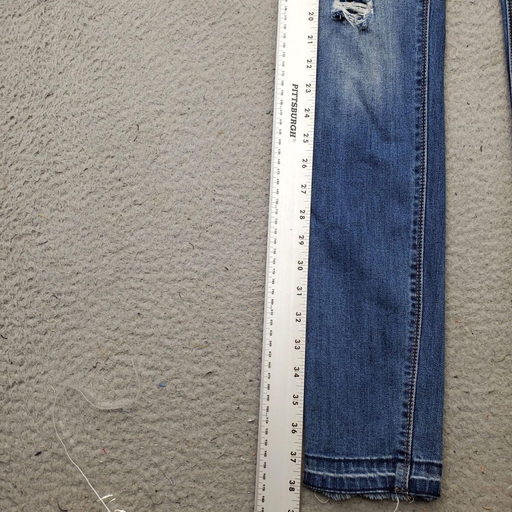 White House Black Market White House Black Market The Skimmer Jeans Womens Blue Denim Faded Streetwear 0 XS? Size 25" / US 0 / IT 36 - 3 Thumbnail