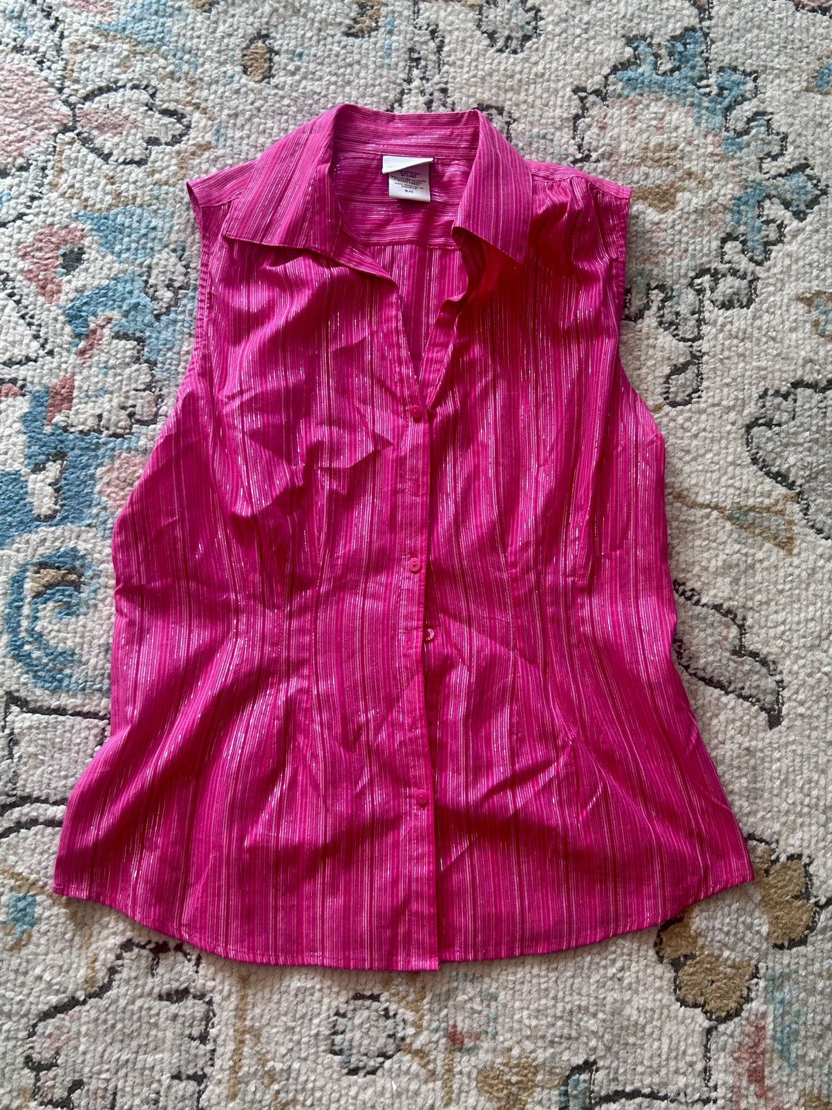 Other Jaclyn Smith Glitter Stripe Top Size S / US 4 / IT 40 - 1 Thumbnail