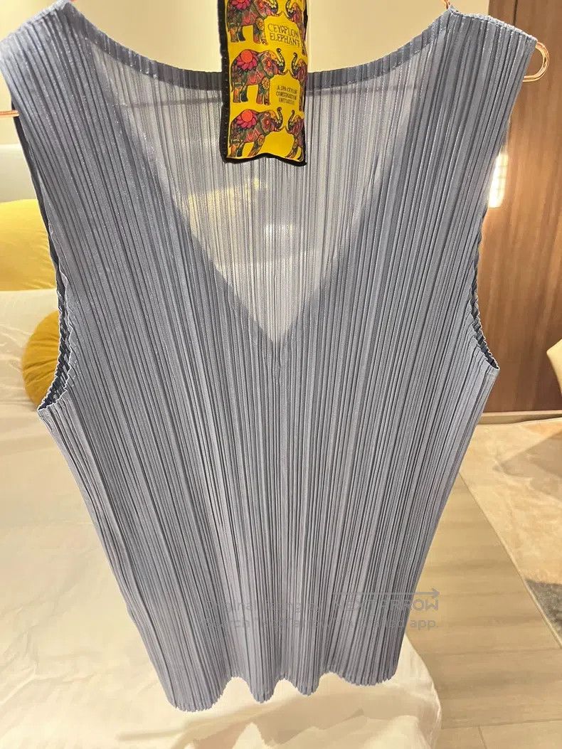 Issey Miyake Issey Miyake Gray Vest Size L / US 10 / IT 46 - 2 Thumbnail