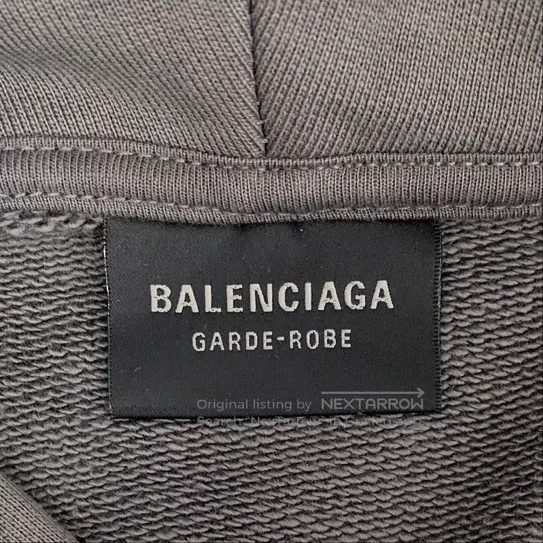 Balenciaga Balenciaga Caramel Letter Print Cotton Hooded Long Sleeve Size US XS / EU 42 / 0 - 6 Thumbnail
