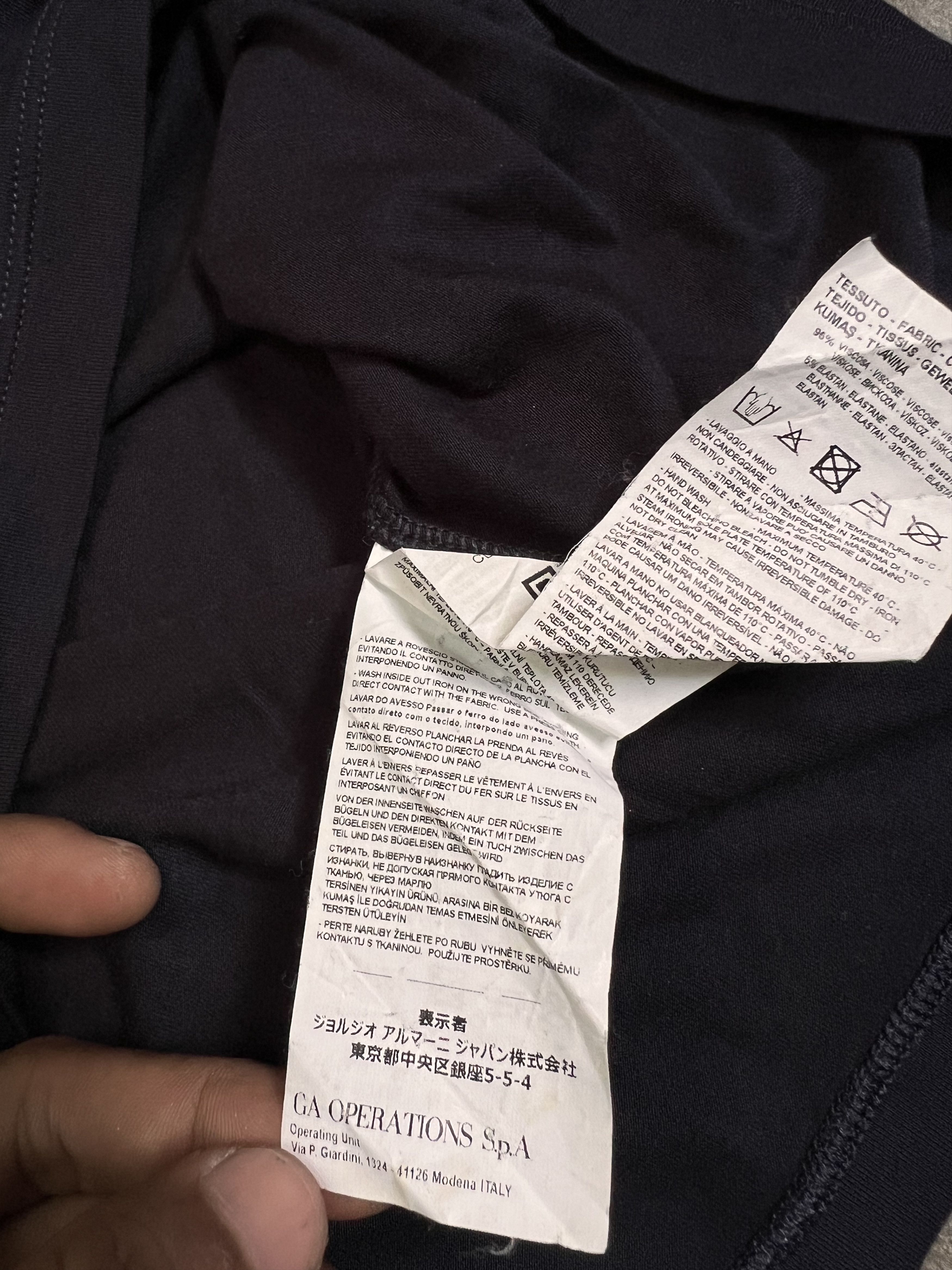 Armani armani silos Size US M / EU 48-50 / 2 - 5 Thumbnail