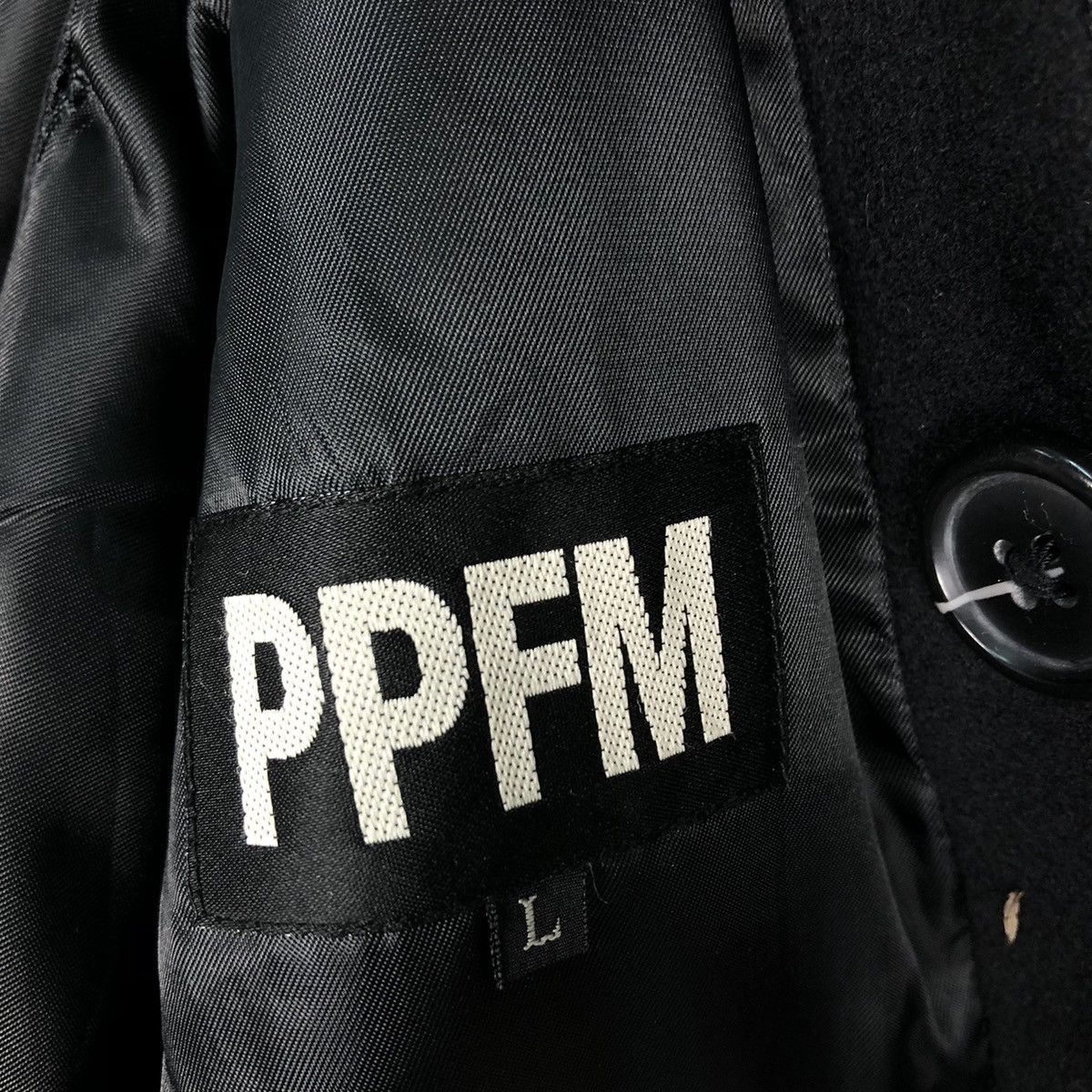 Hysteric Glamour 🔥Vintage Biker Jacket Double Collar Wool PPFM Japan Made Size US L / EU 52-54 / 3 - 19 Thumbnail