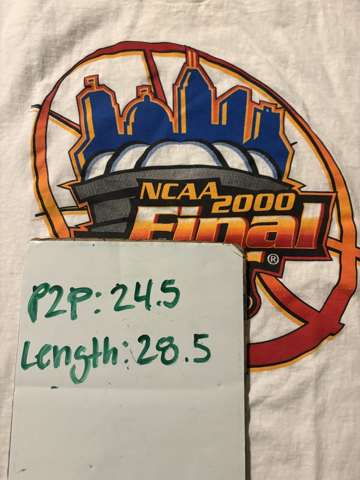 Vintage Vintage ncaa basketball Tshirt Size US XL / EU 56 / 4 - 6 Thumbnail