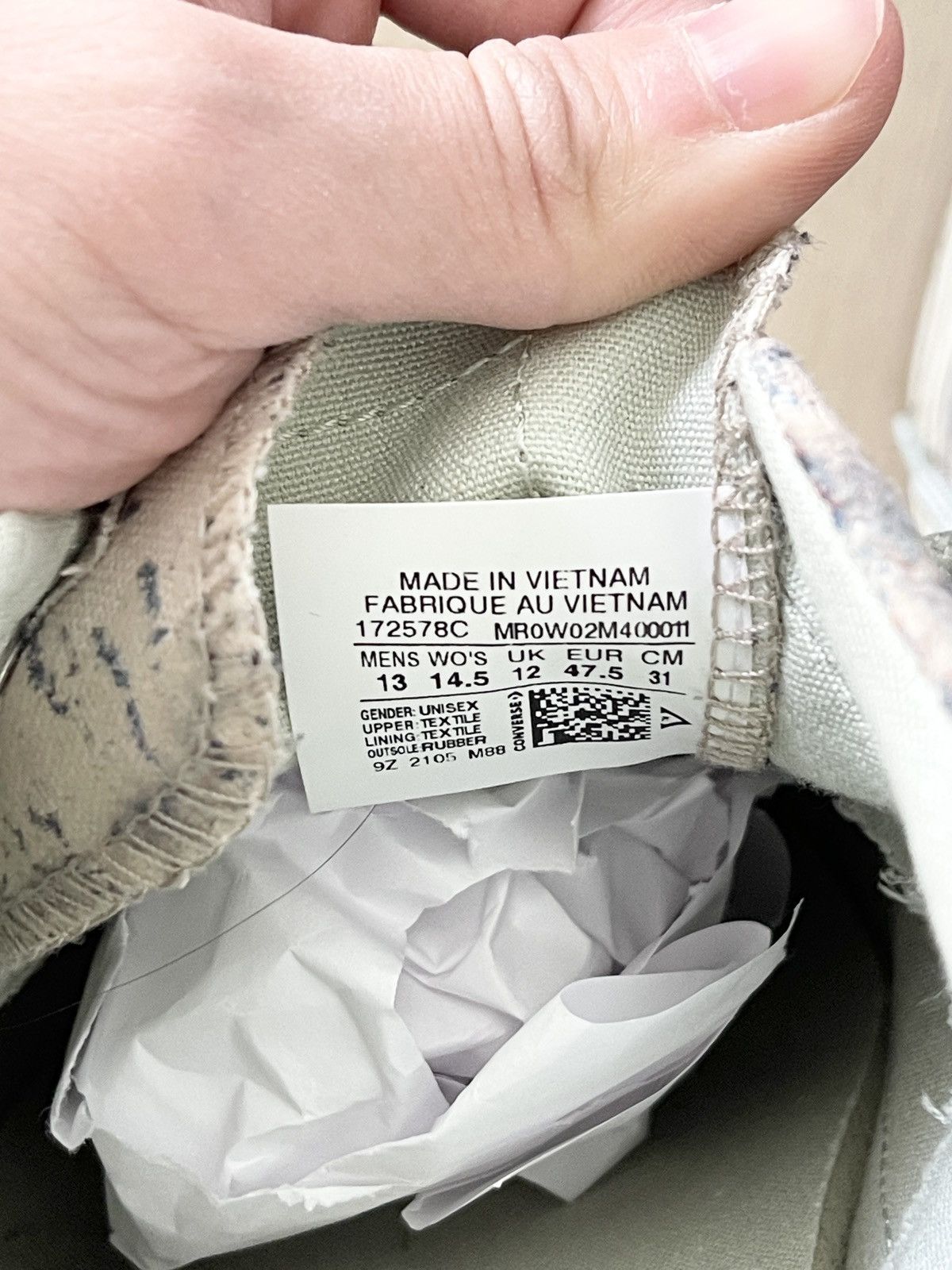 Converse STEAL! Converse x John Elliott Skip Grid OX Size US 13 / EU 46 - 9 Thumbnail