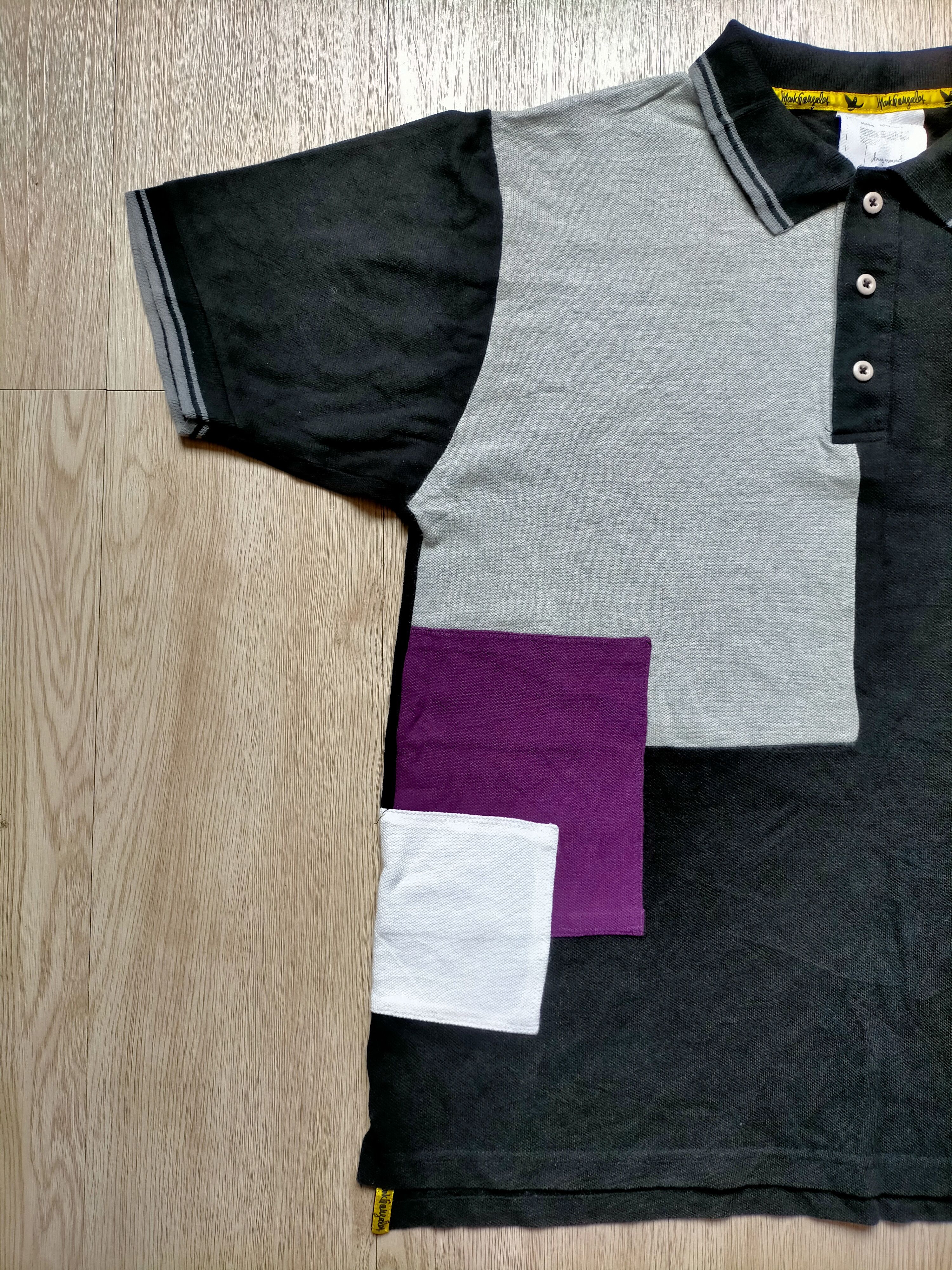 Hysteric Glamour Mark Gonzales Patchwork polo tee Size US L / EU 52-54 / 3 - 9 Thumbnail