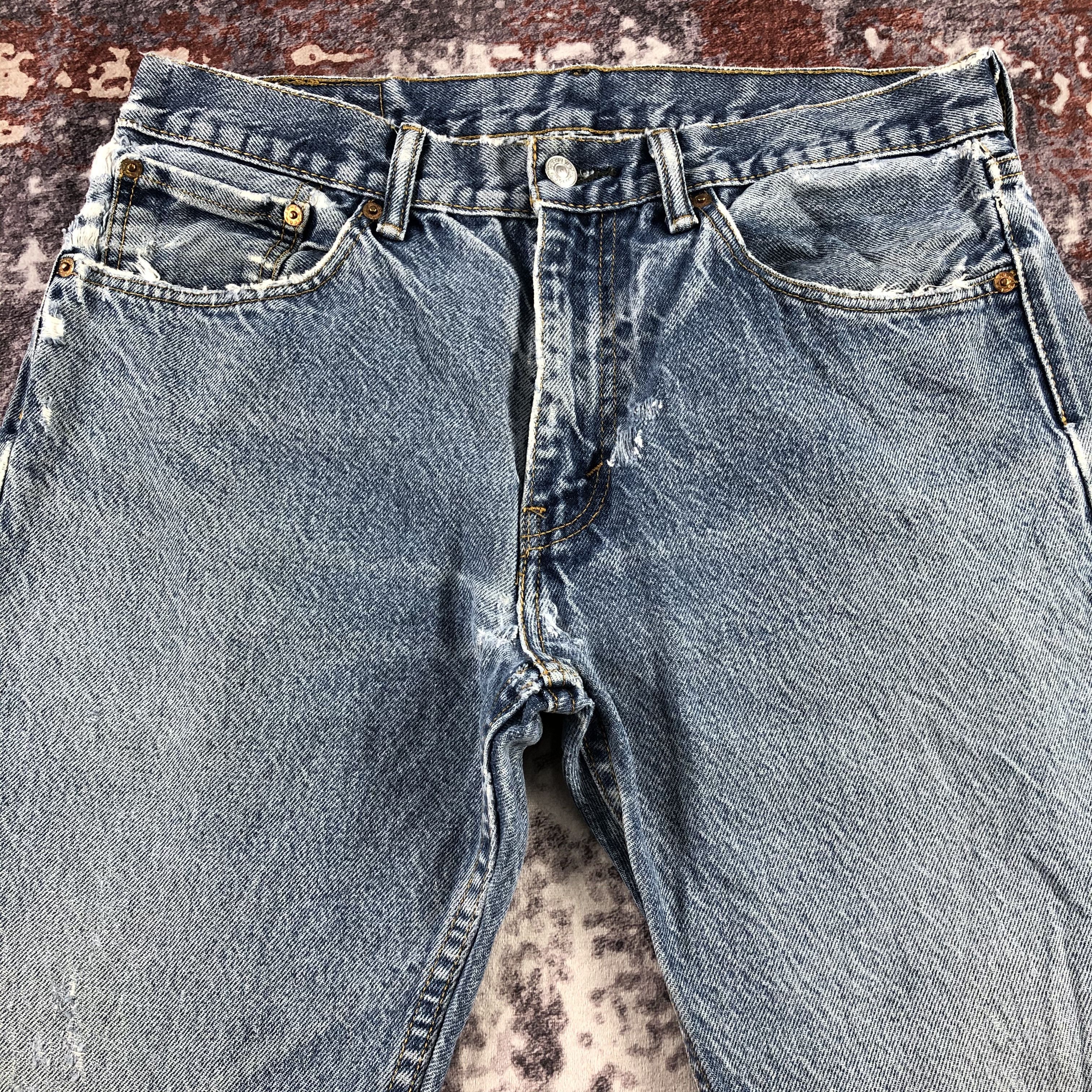 Levi's × Vintage Vintage Blue Wash Levis 505 Jeans-JM3076 Size US 33 - 3 Thumbnail