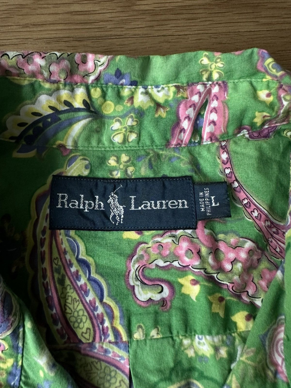 Polo Ralph Lauren Vintage 90s Polo Ralph Lauren Bandana Style Shirt Size US L / EU 52-54 / 3 - 5 Thumbnail