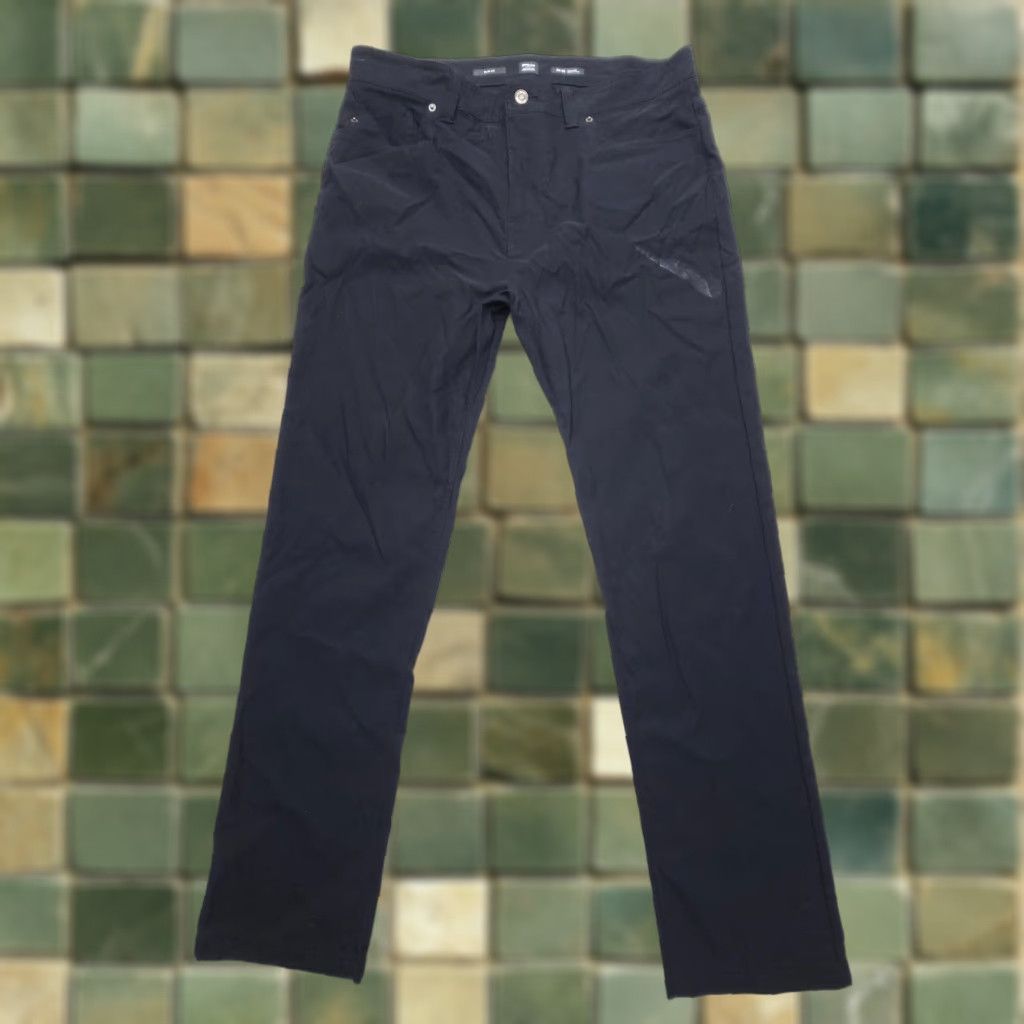 Prana prAna Brion Slim Pants II Mens 36 x 32 Black Stretch Hiking Fishing Travel Camp Pant Slim Straight 5-Pocket Mens Regular Black 90s Nature Theme Size US 36 / EU 52 - 1 Thumbnail