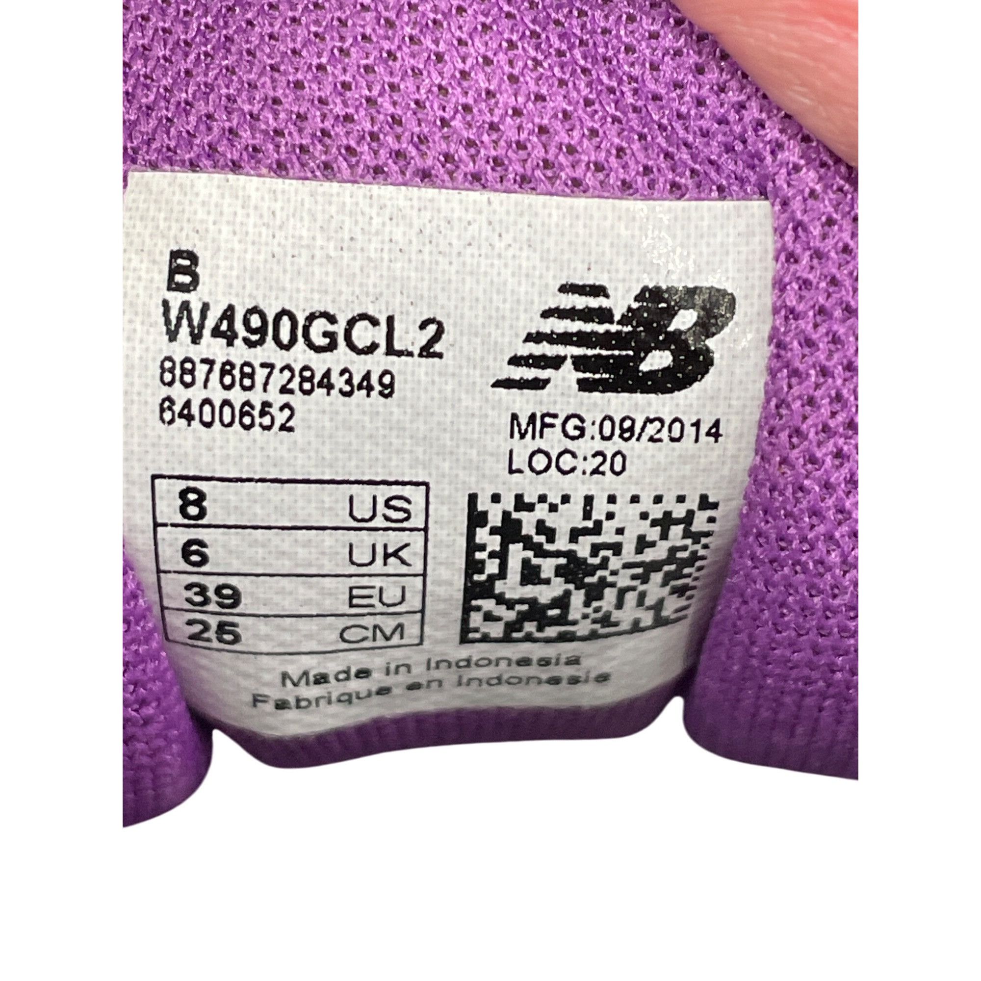 New Balance New Balance 490v2 Womens black purple Running sneakers size Size US 8 / IT 38 - 11 Thumbnail