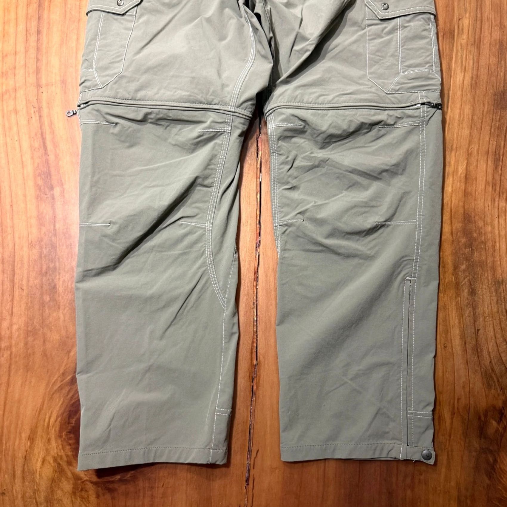 Vintage Kuhl Men's Pants 36 Chino Beige Regular 36x32 Hiking Outdoor Convertible Renegade Z18 Mens Size US 36 / EU 52 - 2 Thumbnail