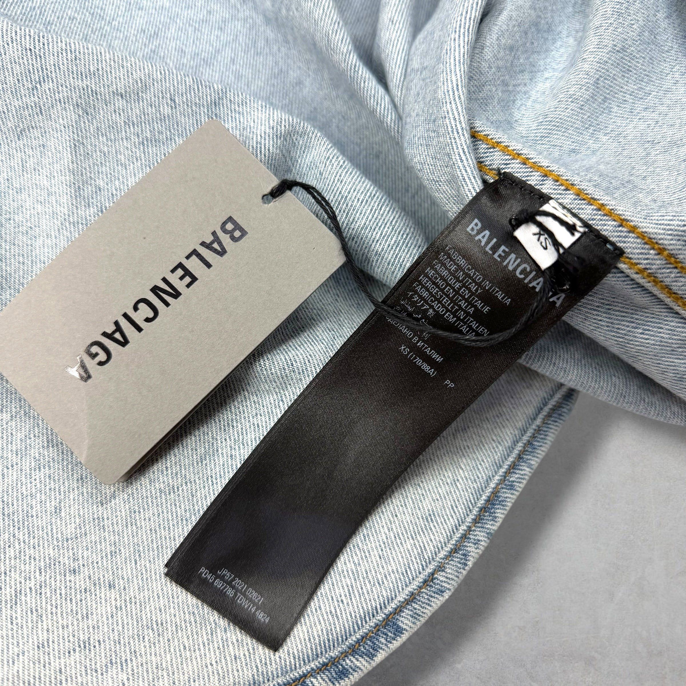 Balenciaga Balenciaga Oversized Denim Western Vest XS (XL) Size US XL / EU 56 / 4 - 6 Thumbnail