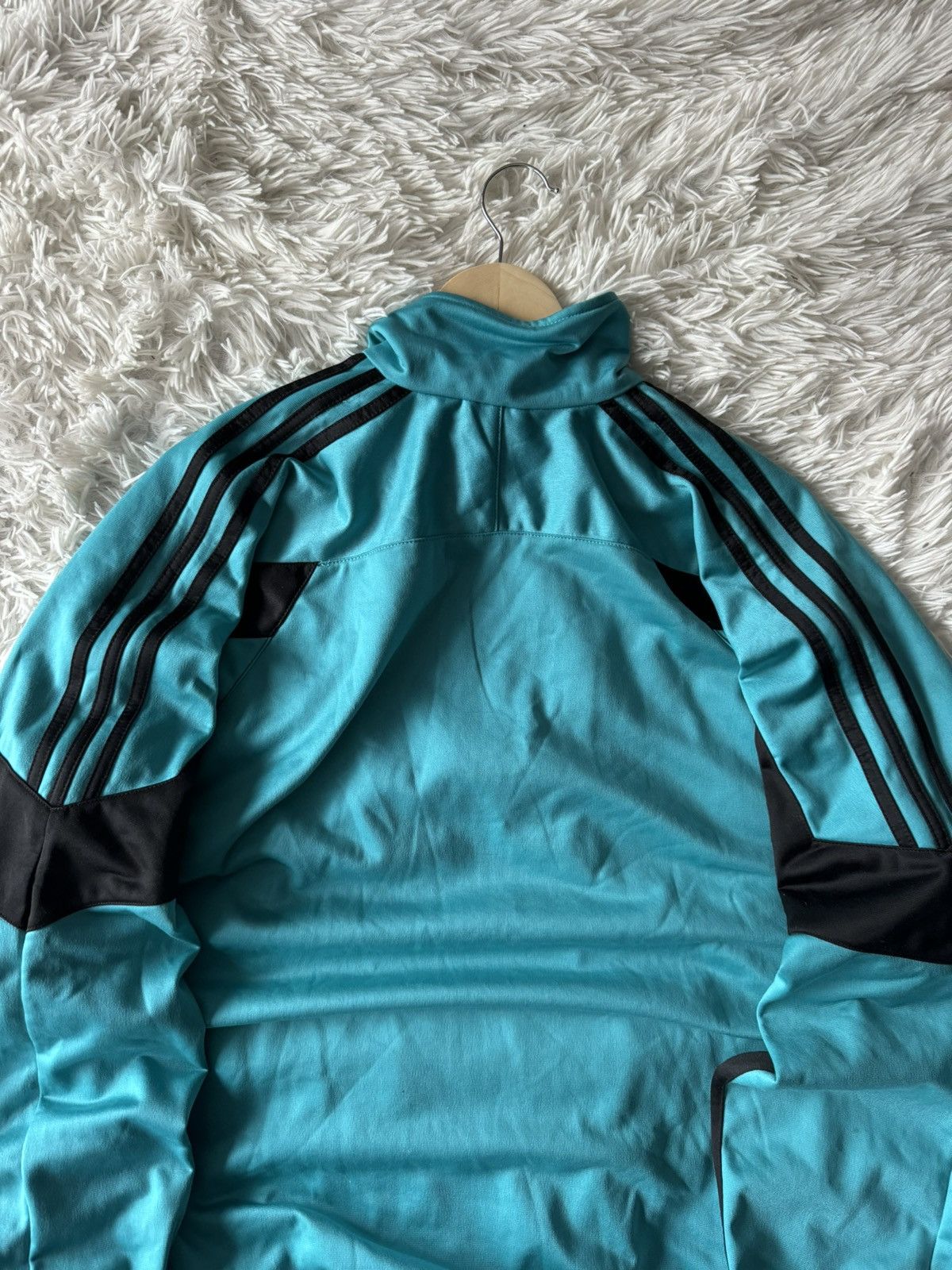 Adidas × Vintage Crazy Adidas Turquoise Vintage Retro 90s Zip Track Suit Size US M / EU 48-50 / 2 - 6 Thumbnail