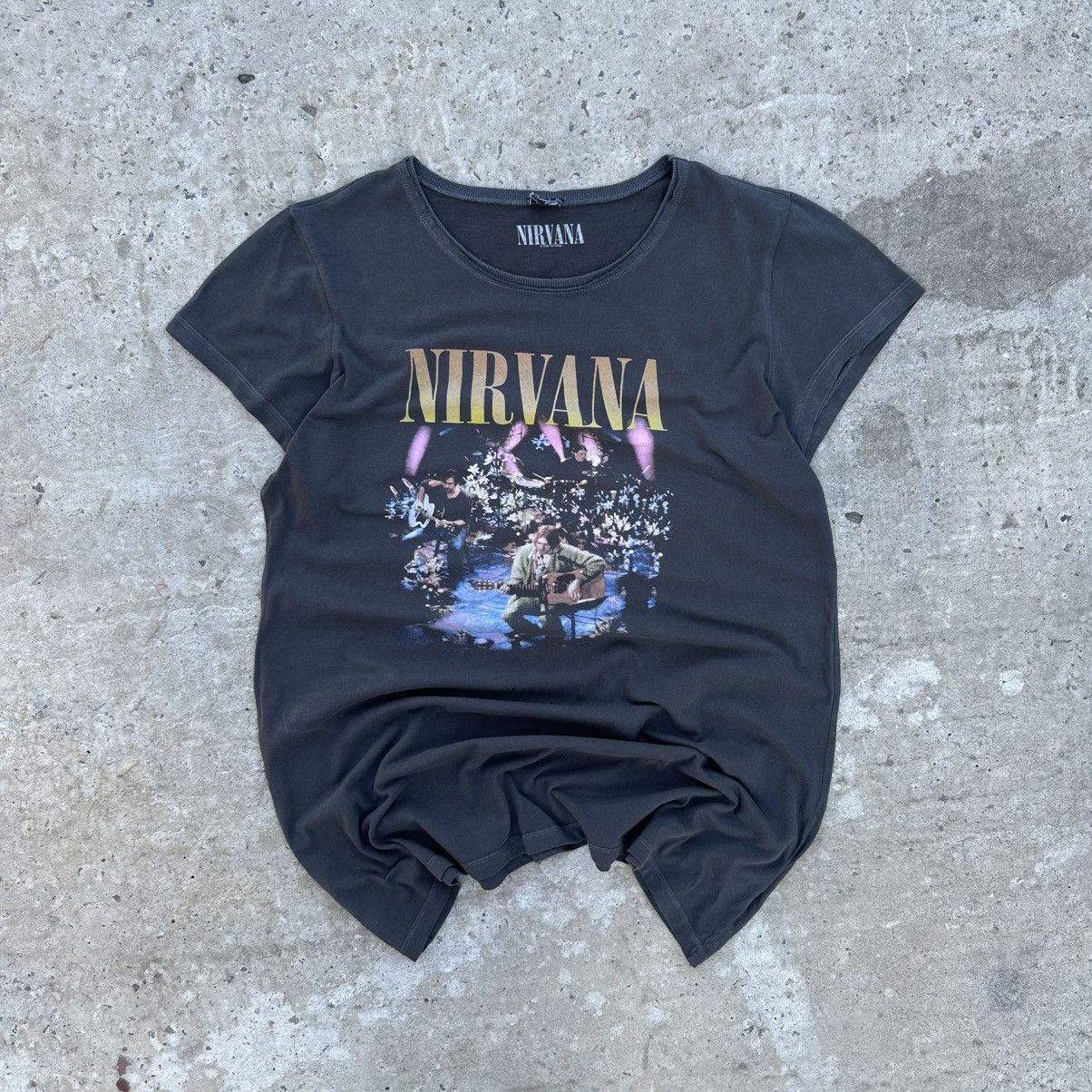 Nirvana Vintage Japanese Style Adult Women’s Long T-shirts Big Logo Size US L / EU 52-54 / 3 - 1 Thumbnail